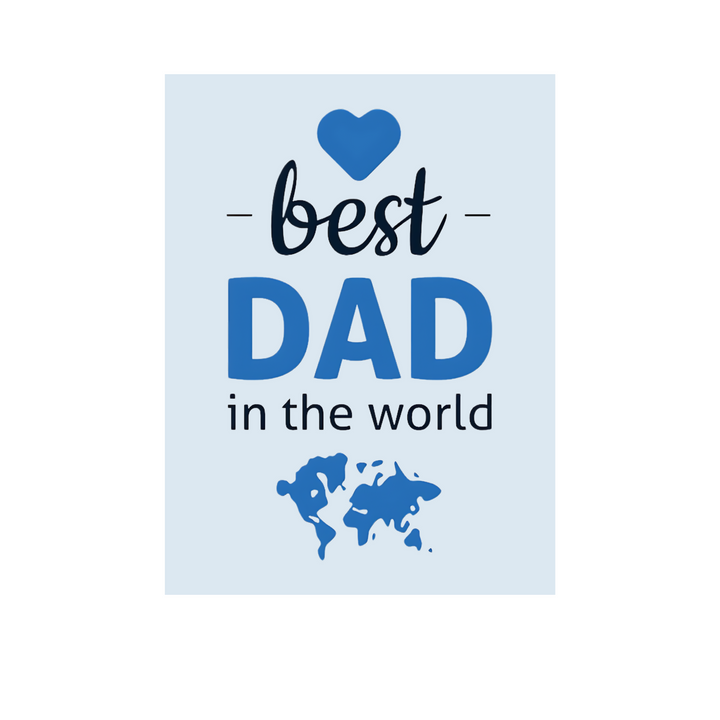 Best Dad in the world Greeting Card