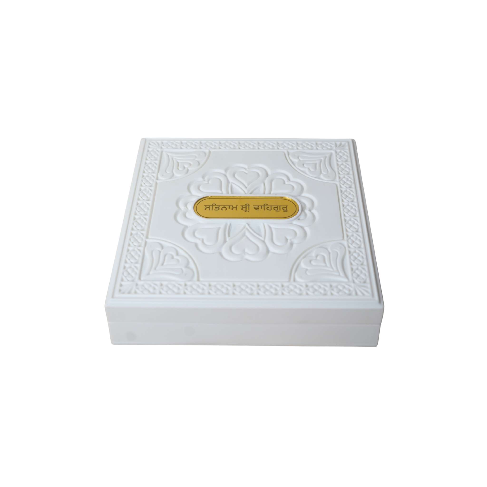 24KT Gold Plated Golden Temple Showpiece Idol with Charan Paduka for Puja and Gifting - Birthday, Anniversary, Diwali Gift | Sikh Gift Items | Sikh Religious Gifts | Golden Temple Gift