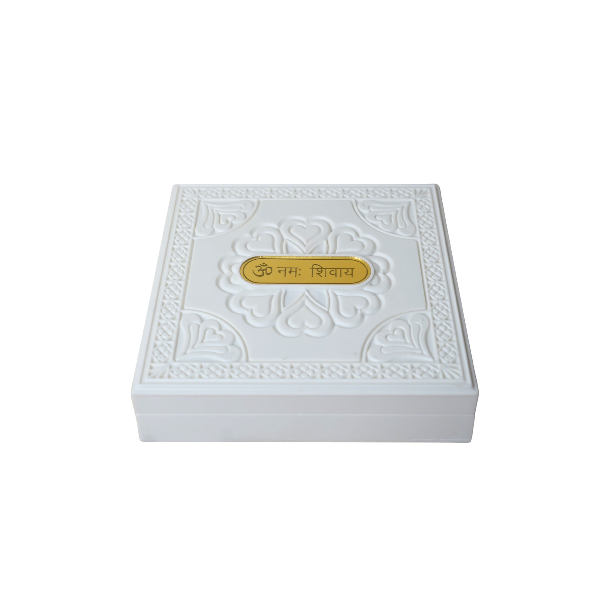 24KT Gold Plated Shiv Ji Idol with Charan Paduka for Puja and Gifting - Birthday, Anniversary, Diwali - 7 x 7 inches