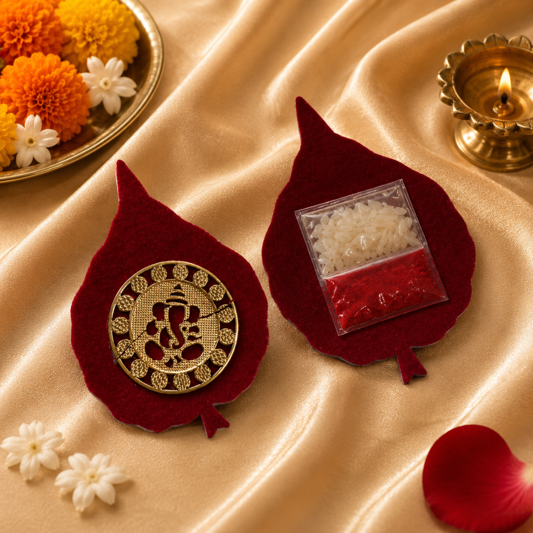 Jai Shree Ram Rakhi Gift Hamper for Brother in Velvet Gift Box