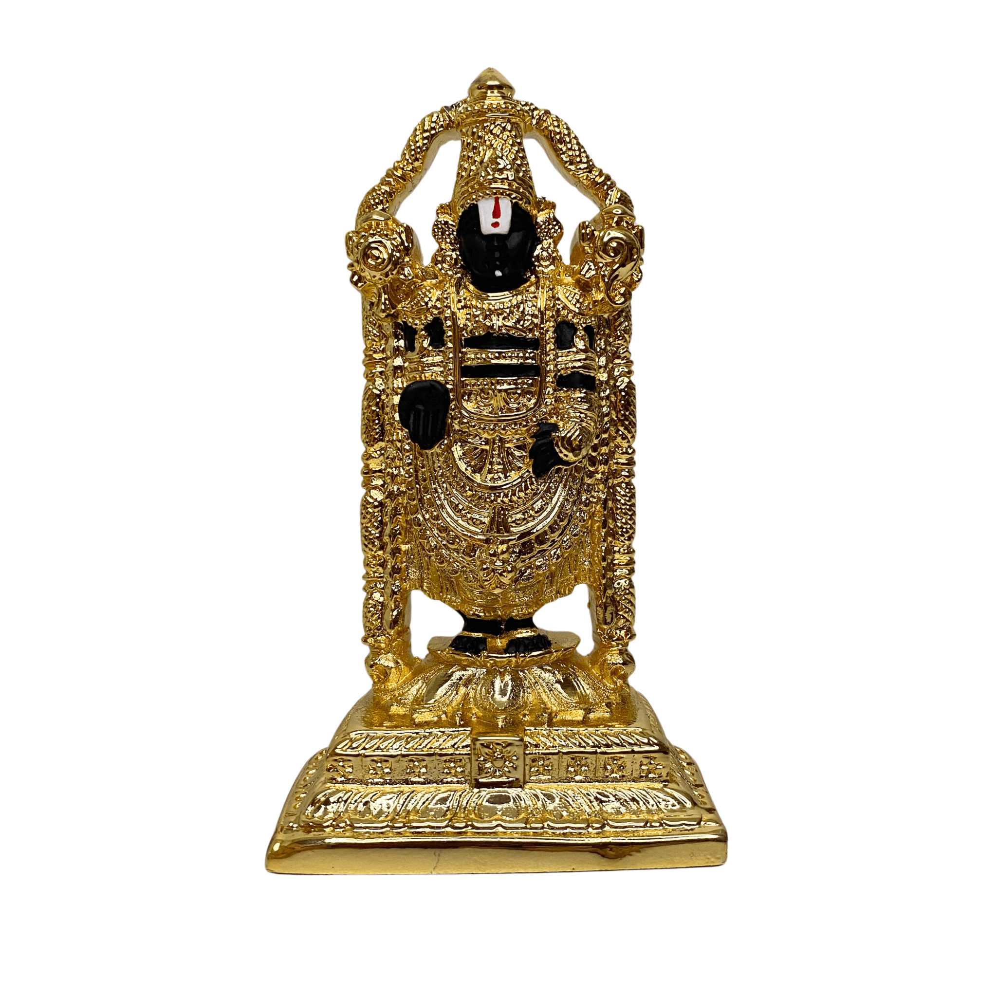 Sri Venkateswara 24KT Gold Plated Idol