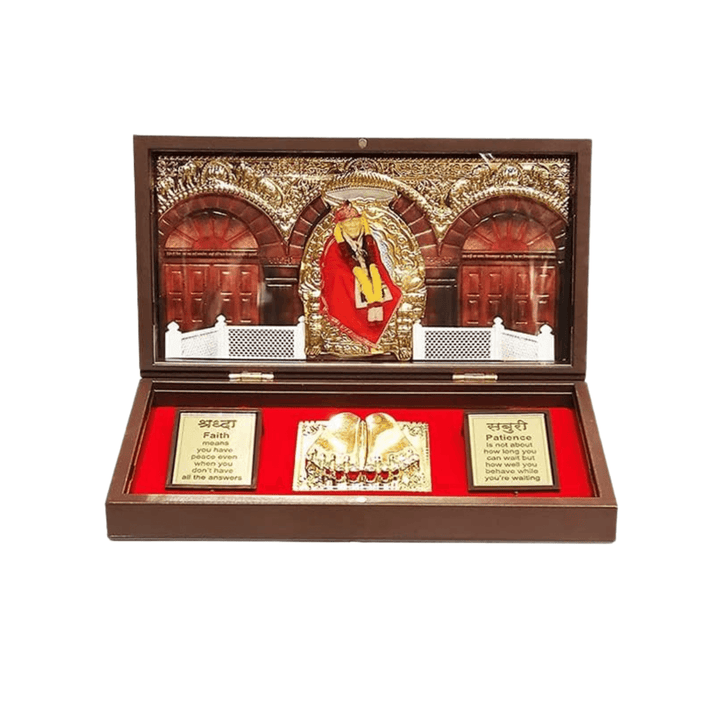 Om Sai Ram Ji Figurines in Box with Chandan Fragrance