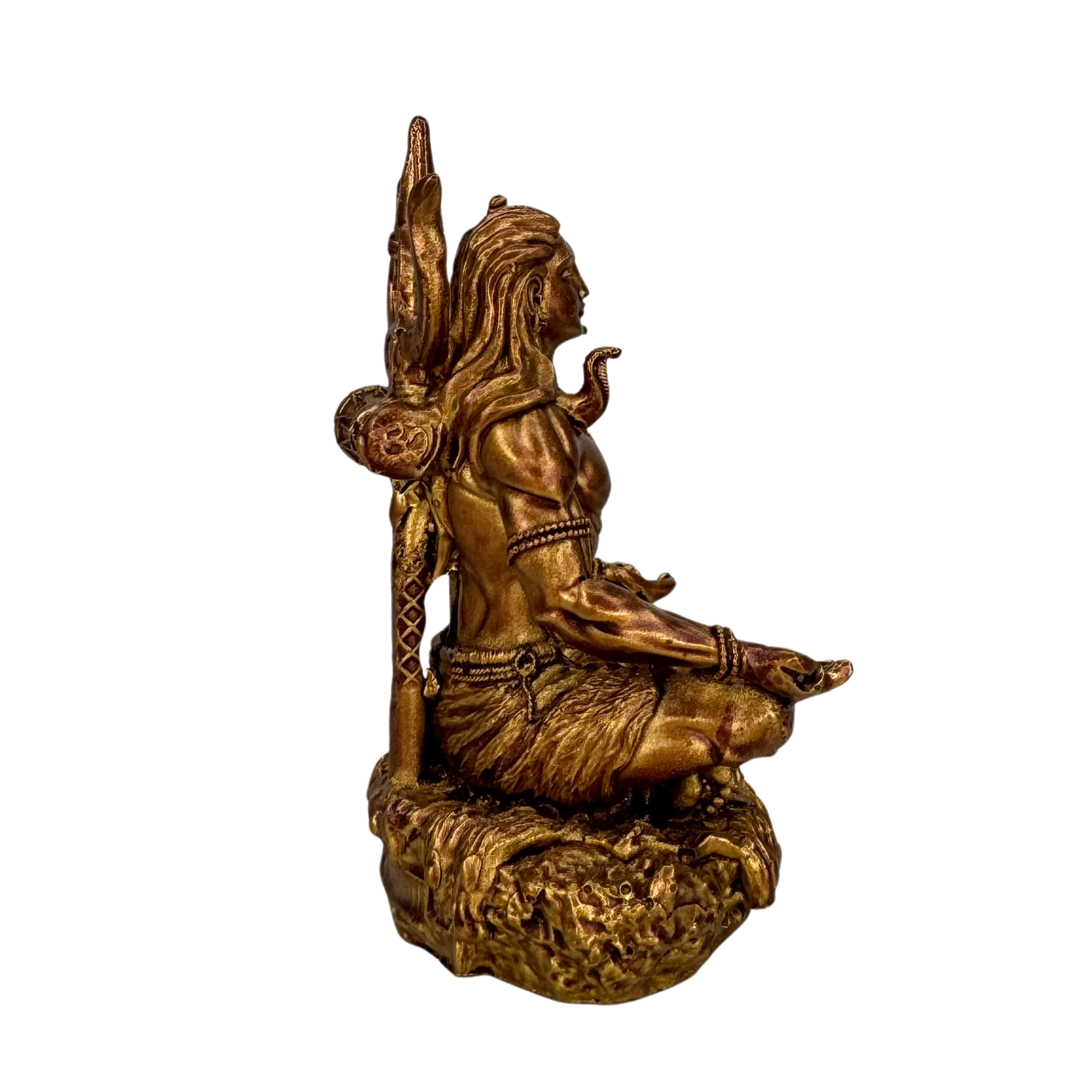 Car Dashboard Lord Shiv/Shiva/Mahadev/Shankar Statue/Murti/Idol for Home Office Decor, Pooja, Diwali Gifts, Wedding Gifts (10 x 5 cm)
