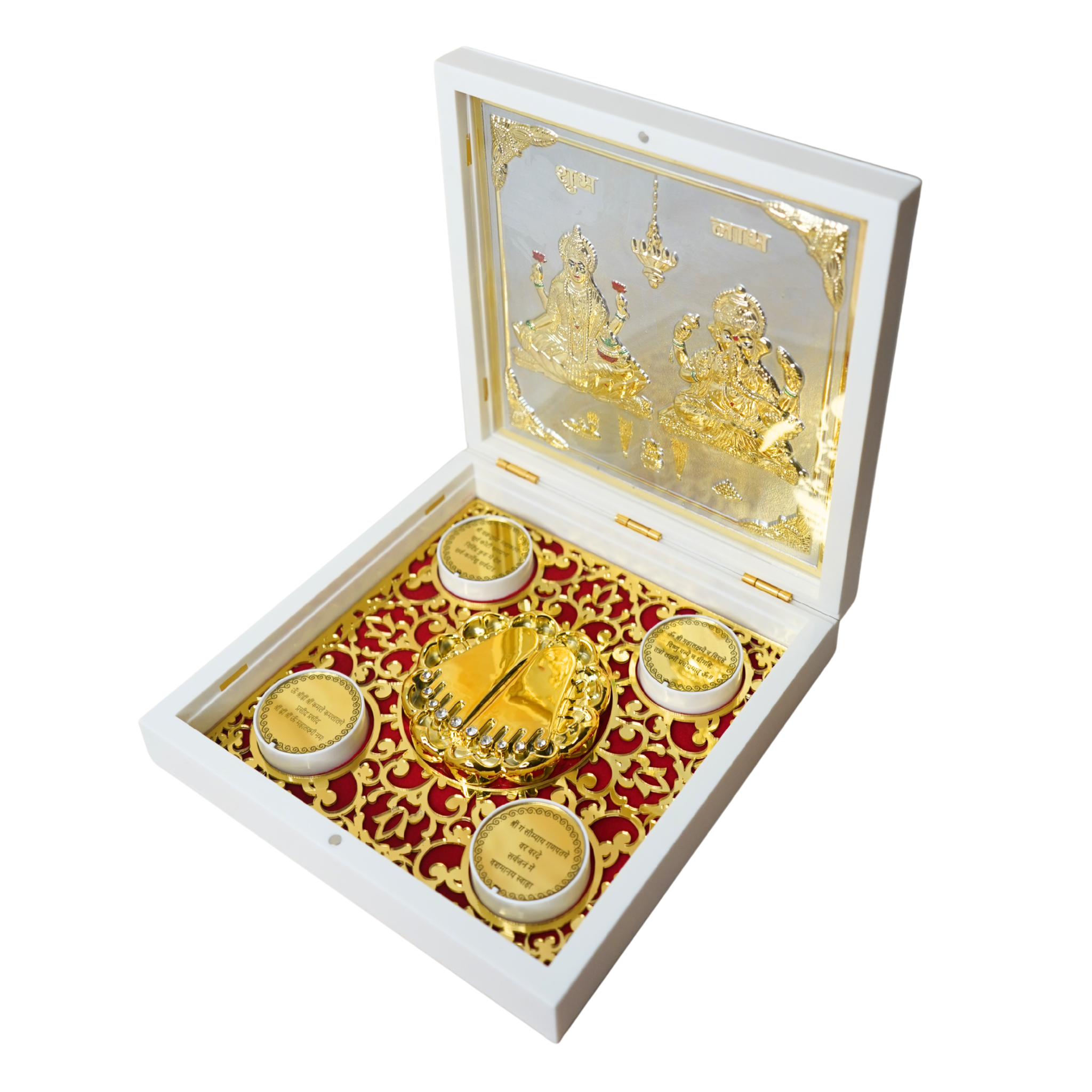 Idol with Charan Paduka - 24KT Gold Plated