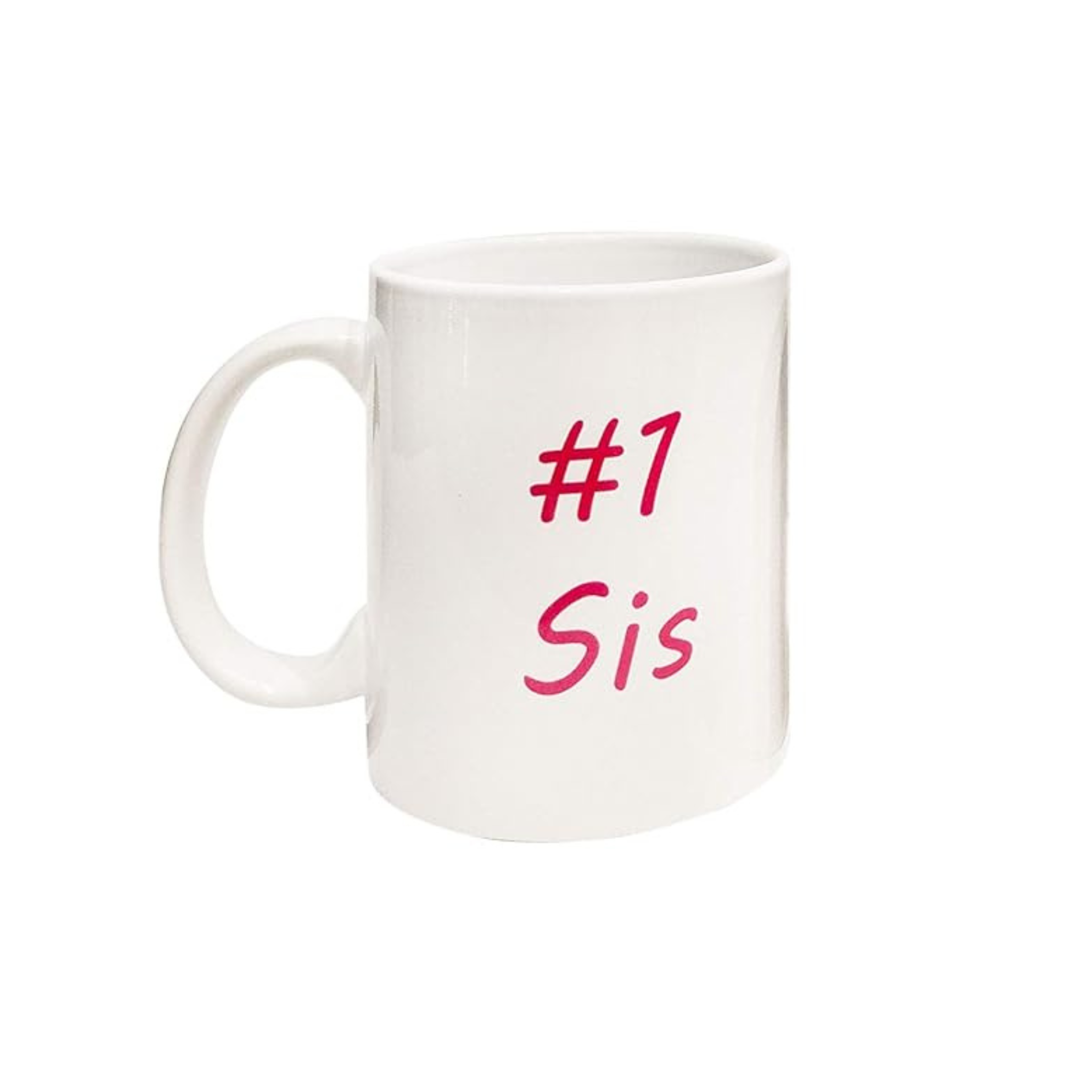 #1 Sis and #1 Bro Printed Ceramic Coffee Mug/Tea Mug (350ML) Gift for Rakshabandhan