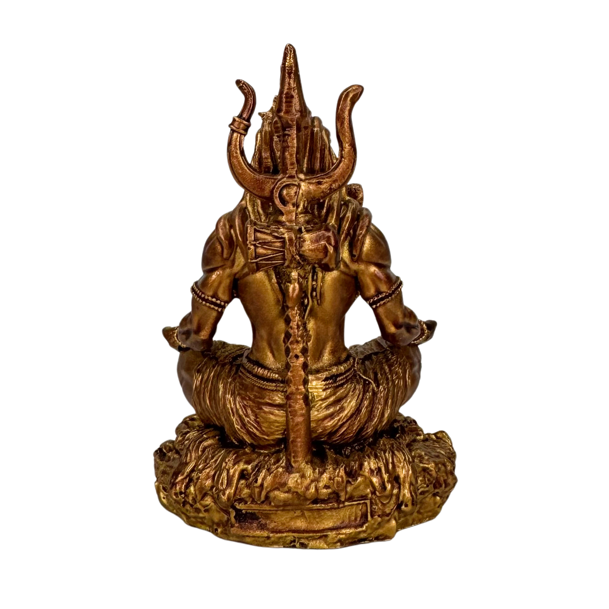Car Dashboard Lord Shiv/Shiva/Mahadev/Shankar Statue/Murti/Idol for Home Office Decor, Pooja, Diwali Gifts, Wedding Gifts (10 x 5 cm)