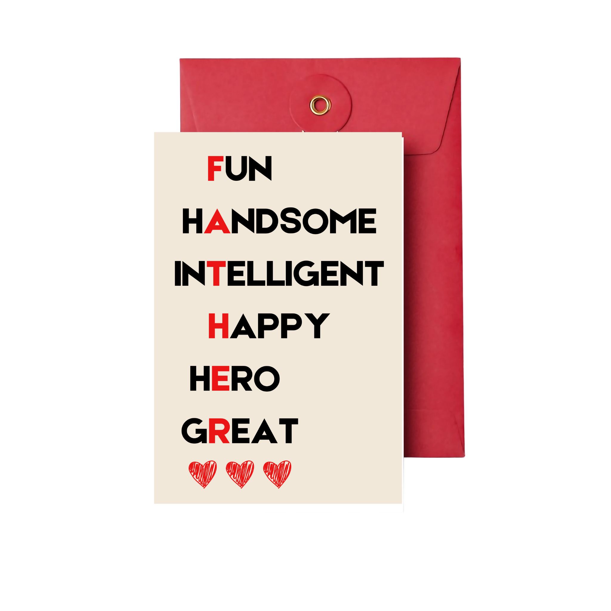 Father Synonyms Greeting Card