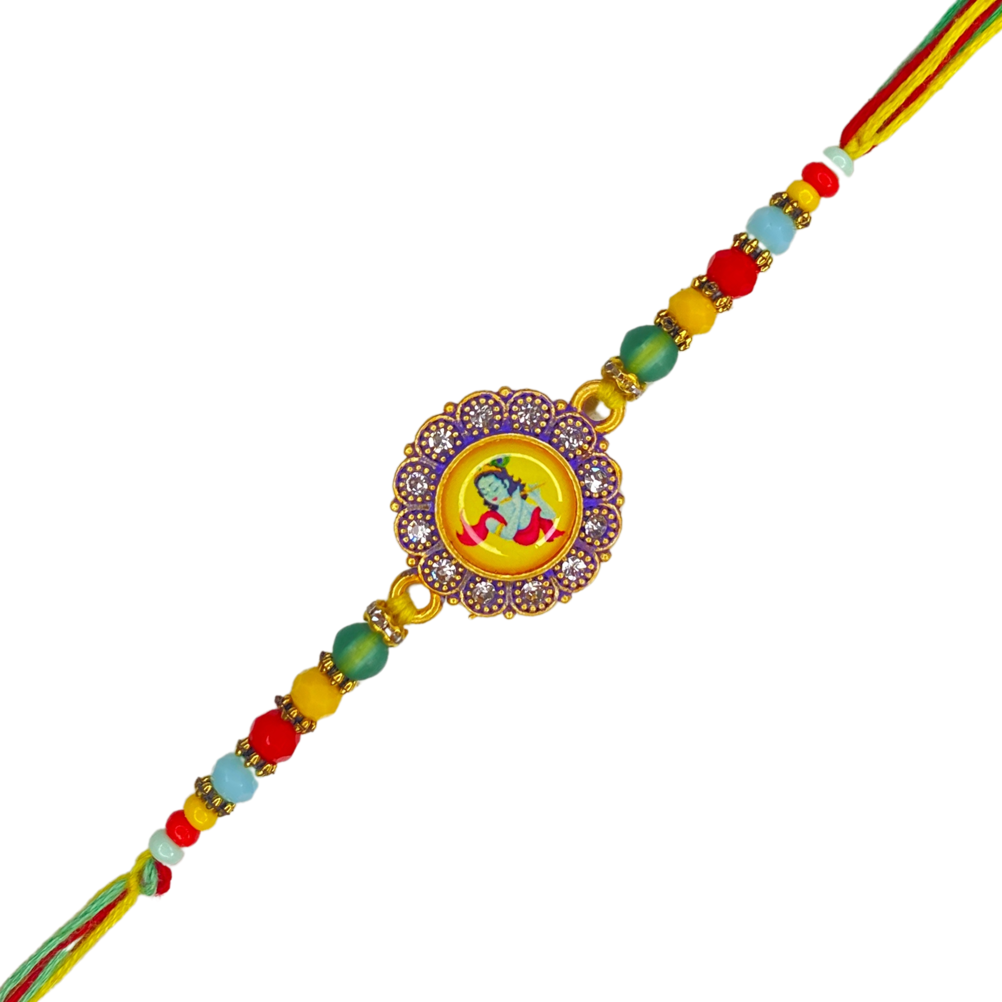 Krishna Rakhi with Greeting Card
