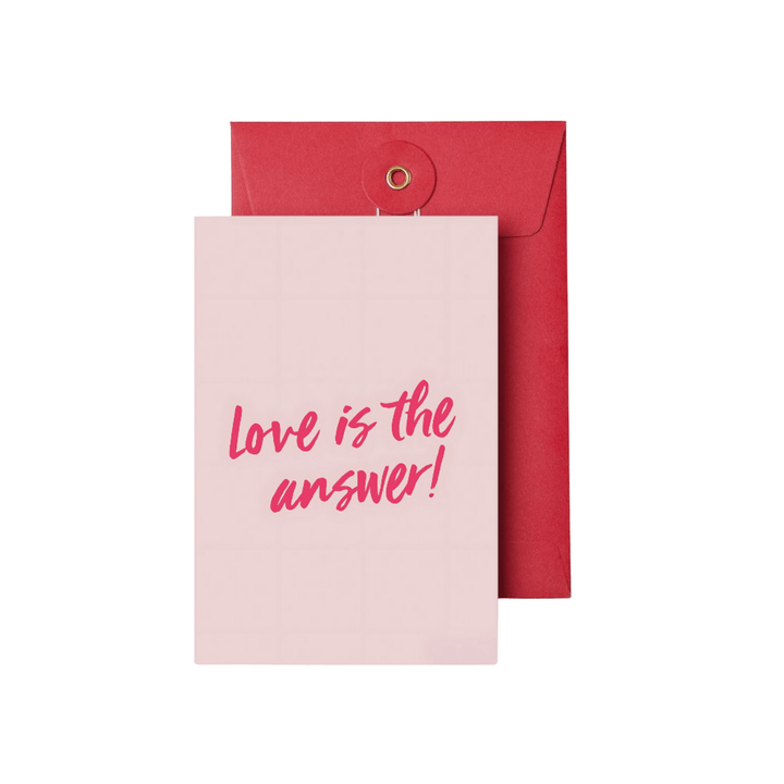 Love is the answer Greeting Card