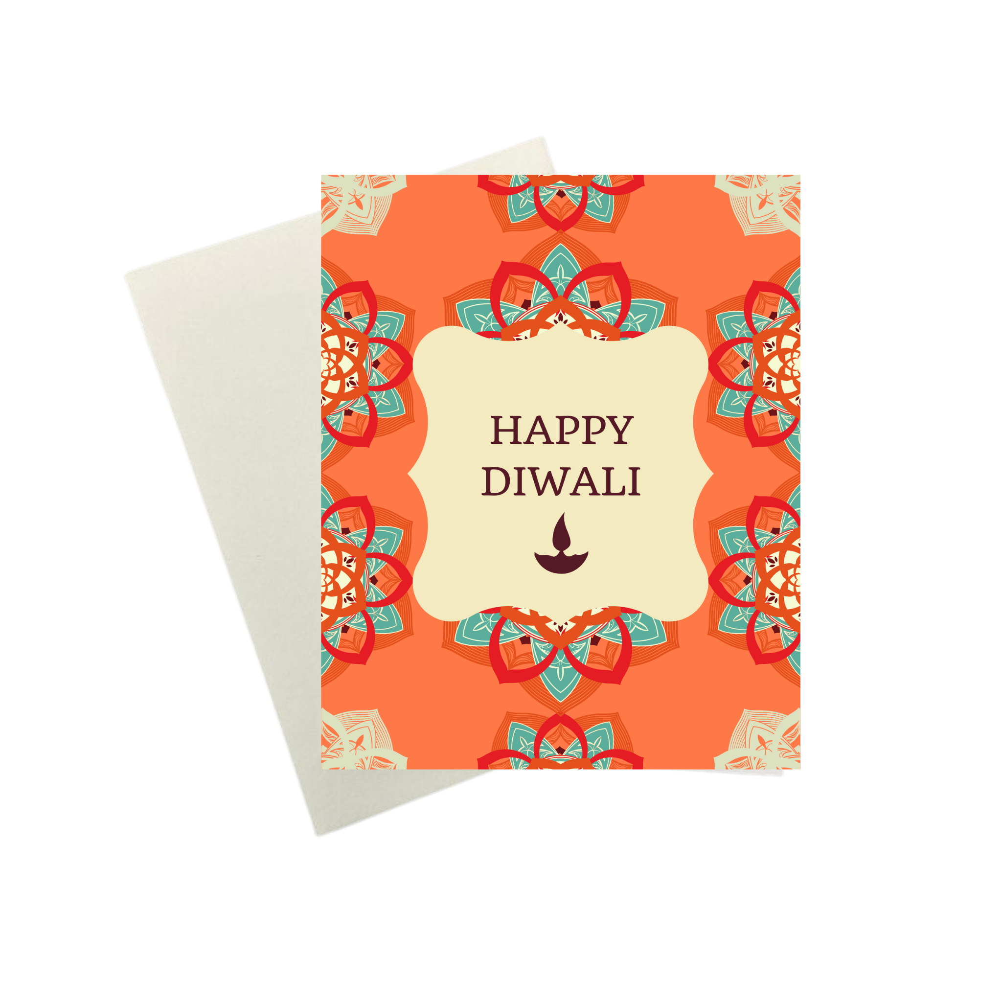 Happy Diwali Greeting Card