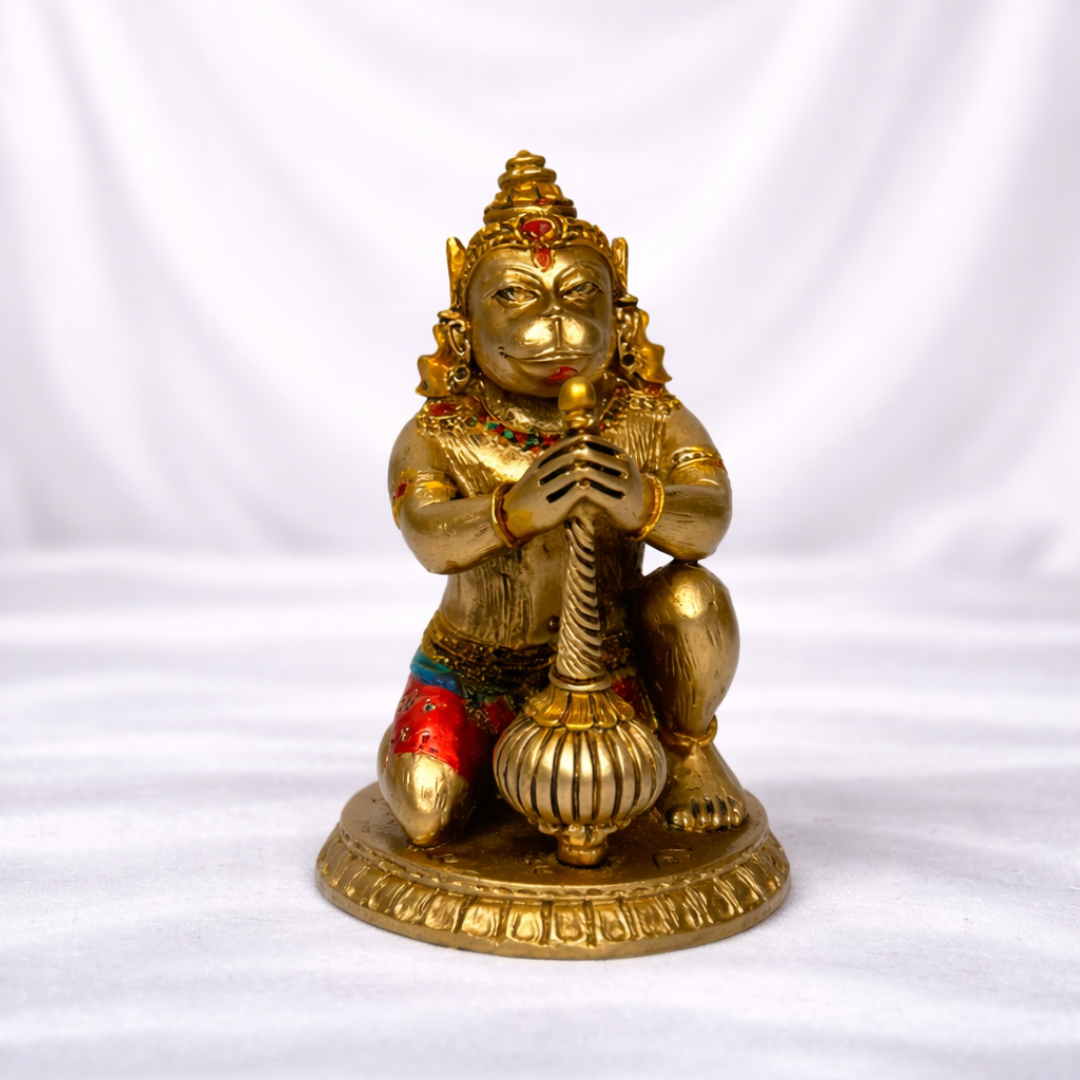 Ram Darbar with Ram, Laxman, Sita and Hanuman Murti Idol Statue