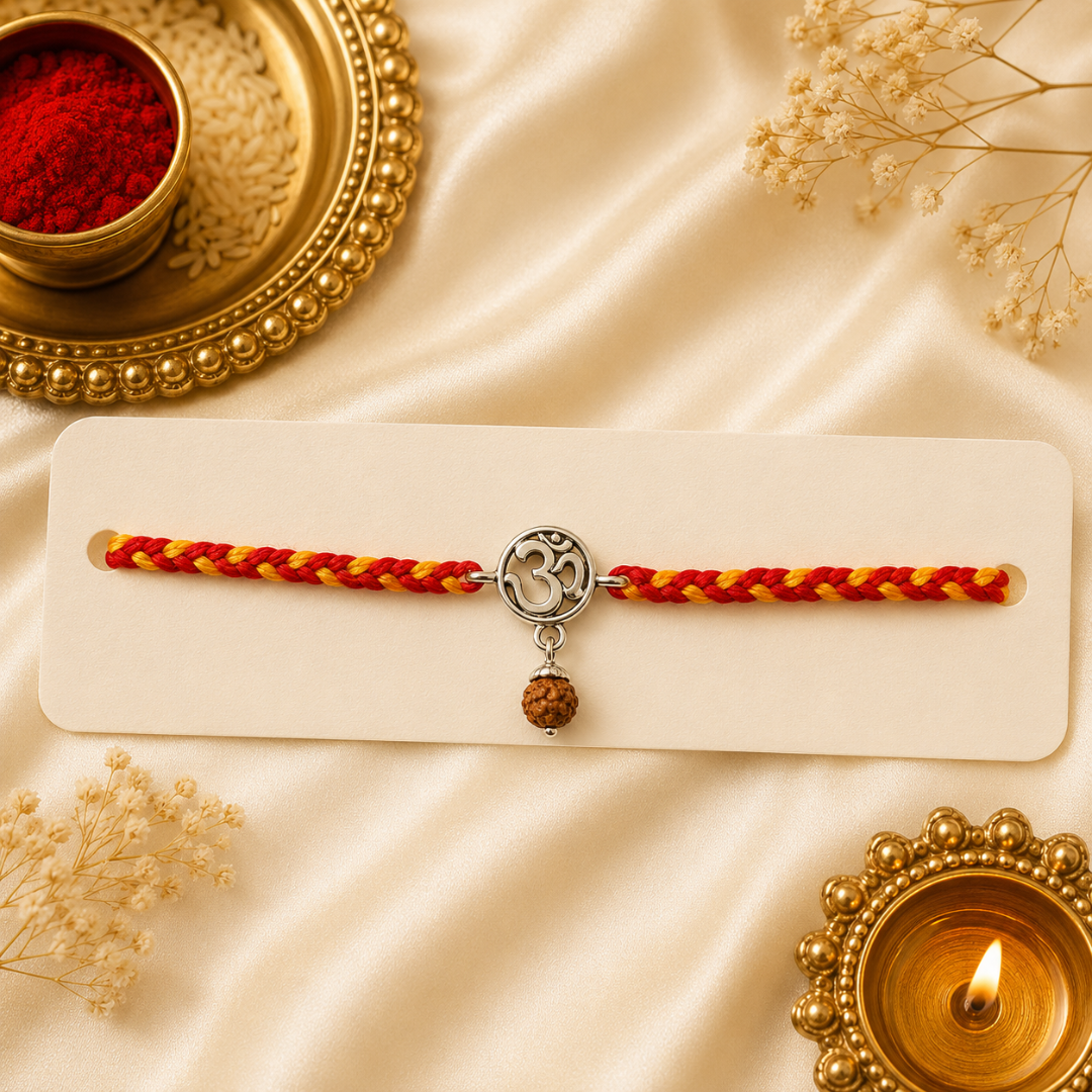 Premium Silver Rakhi Gift Hamper for Brother