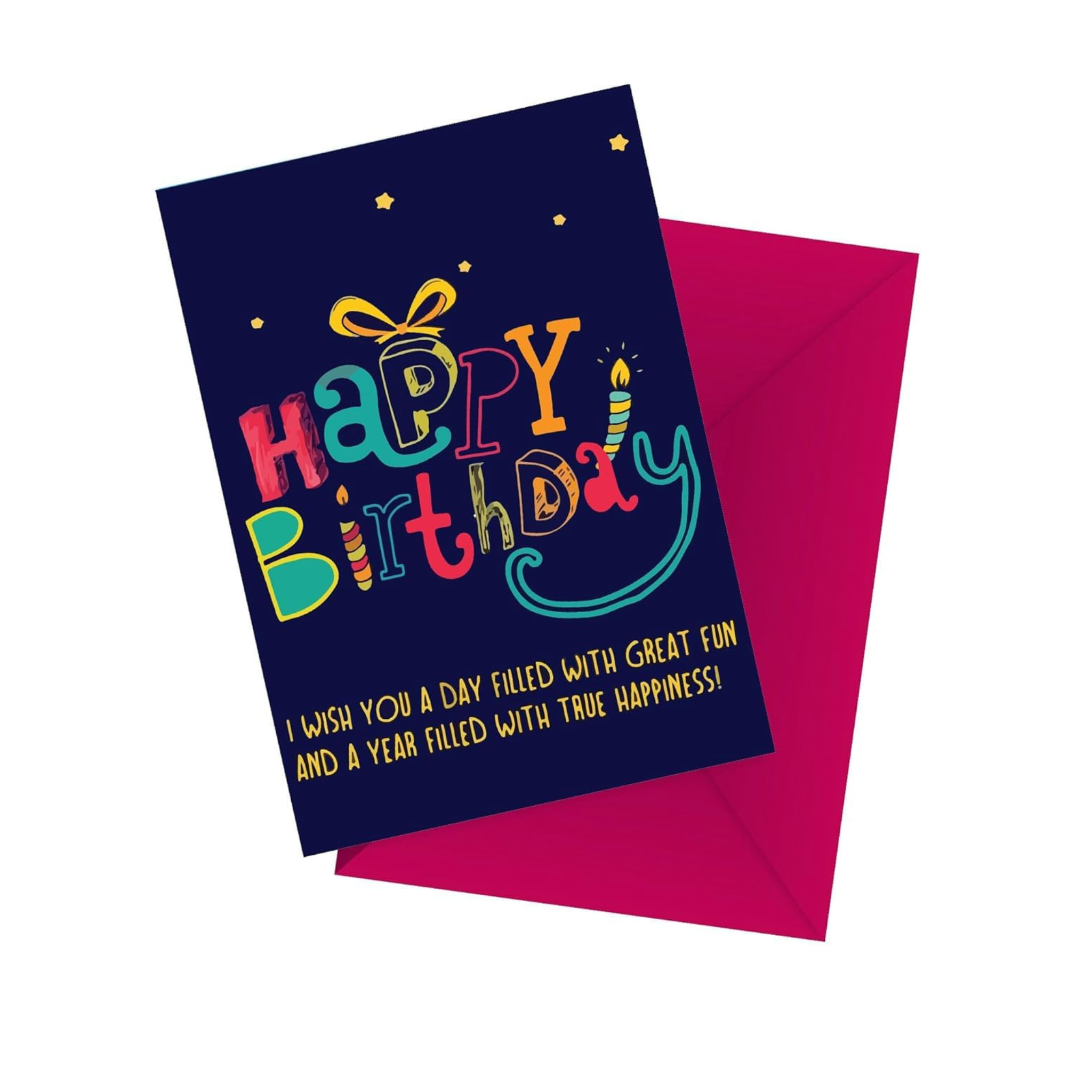 Happy Birthday Wishes Greeting Card