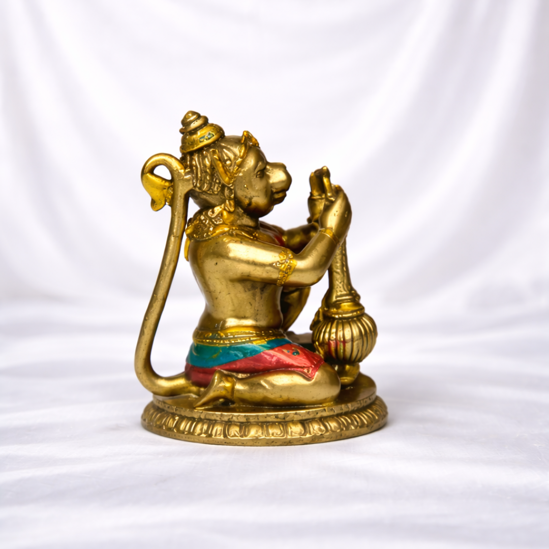 Ram Darbar with Ram, Laxman, Sita and Hanuman Murti Idol Statue