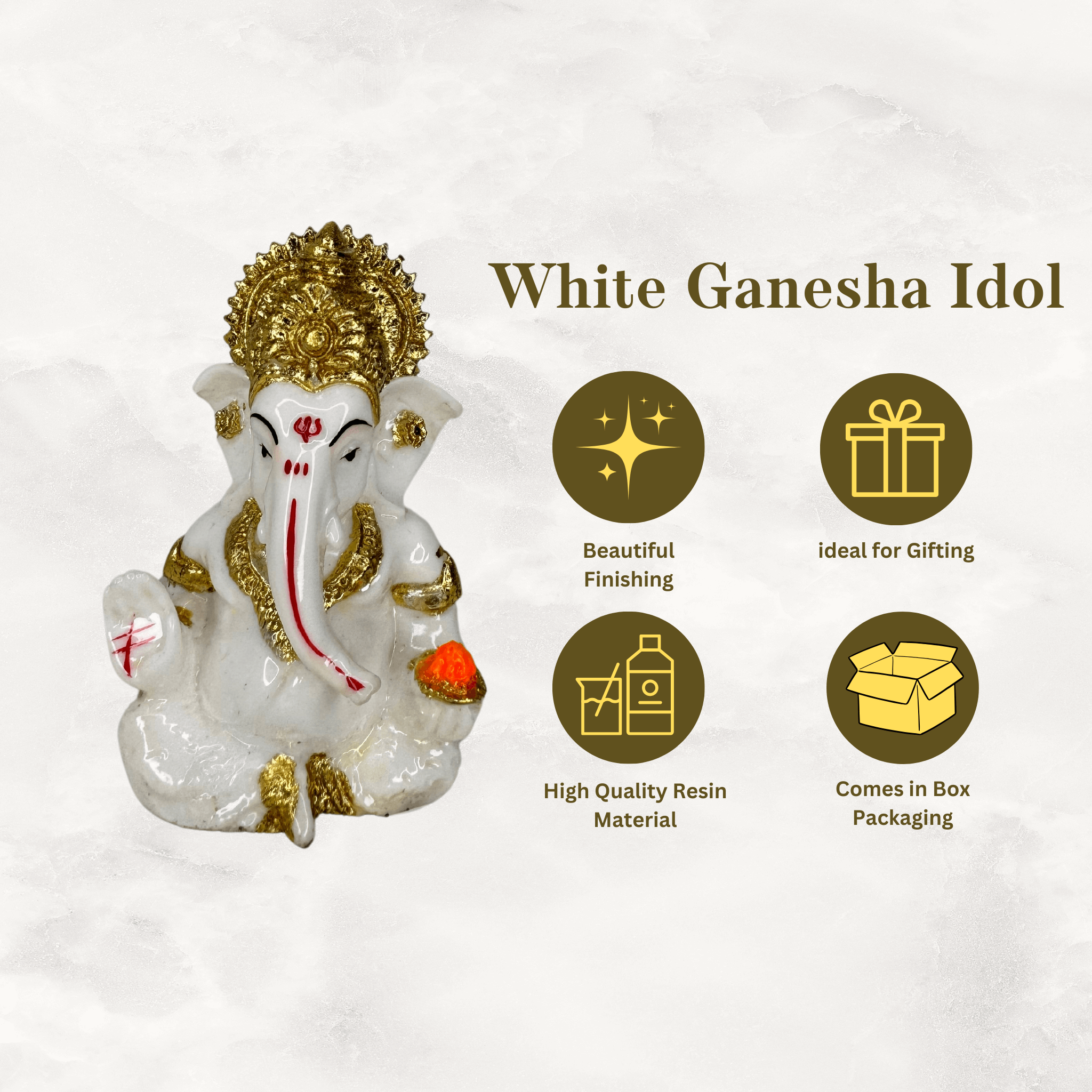 Ganesh Idol for Car Dashboard