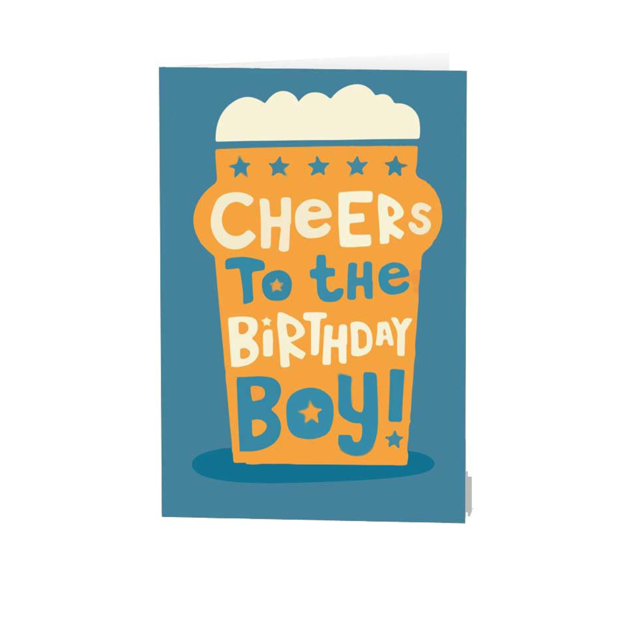 Cheers to the Birthday Boy Greeting Card