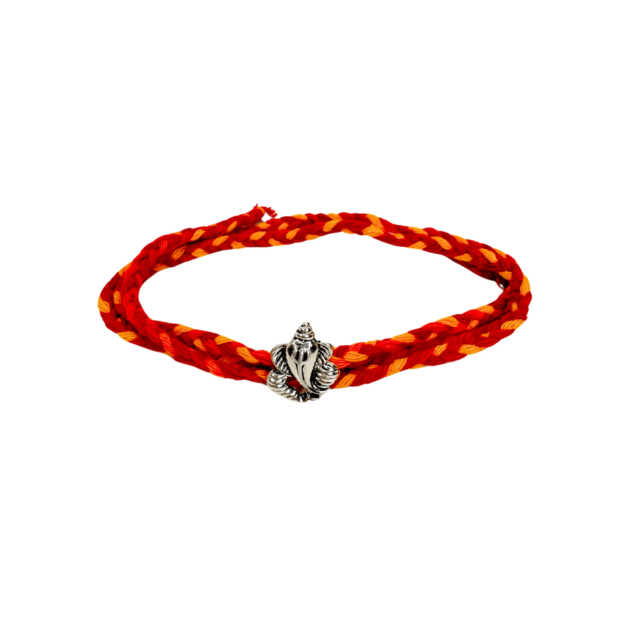 Ganesha Silver Rakhi for Brother