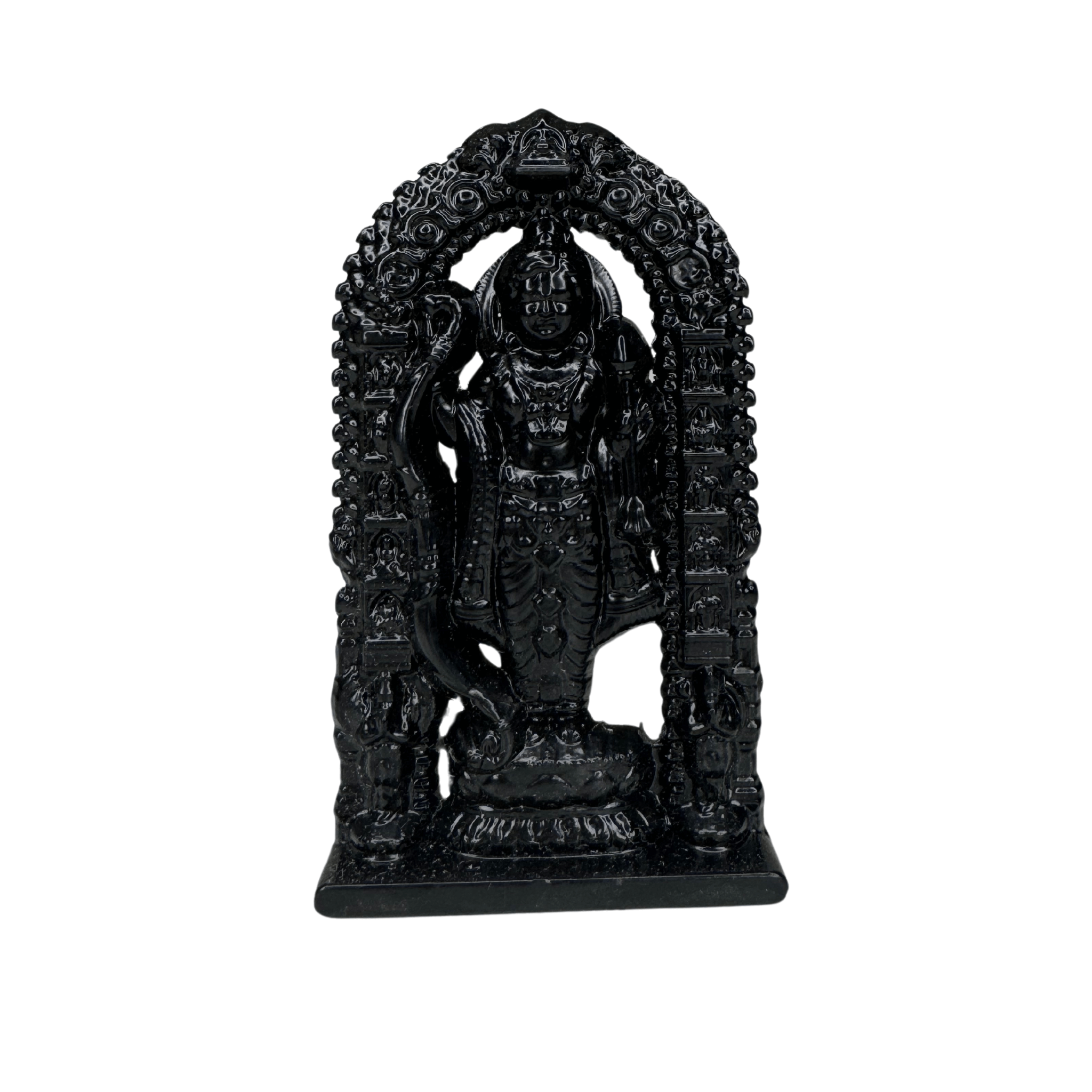 Ram Lala Idol Murti (Black 3 x 2 inches)
