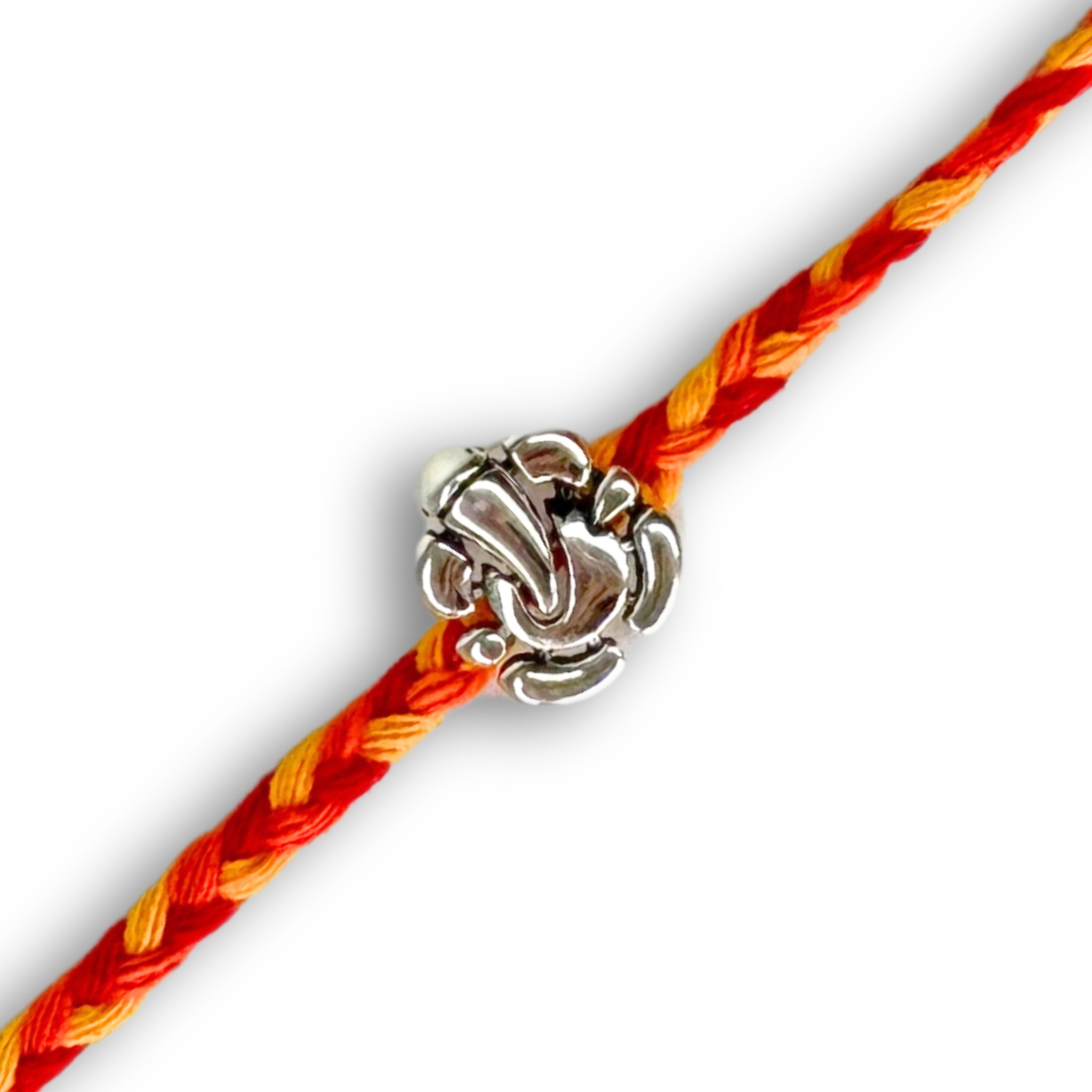 Ganesha Silver Rakhi for Brother