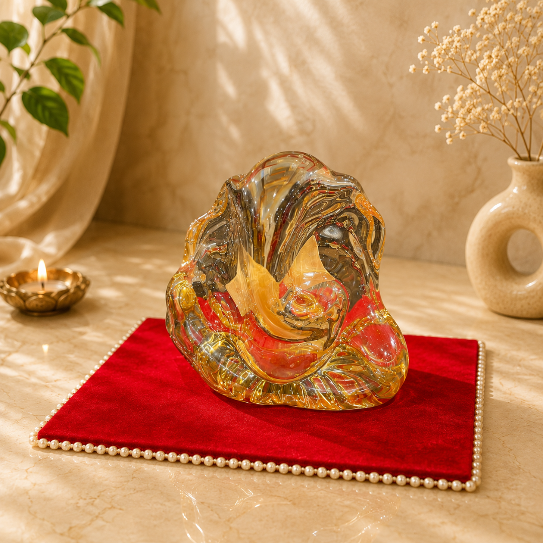 Rudraksh Rakhi with Greeting Card Gift Combo for Brother