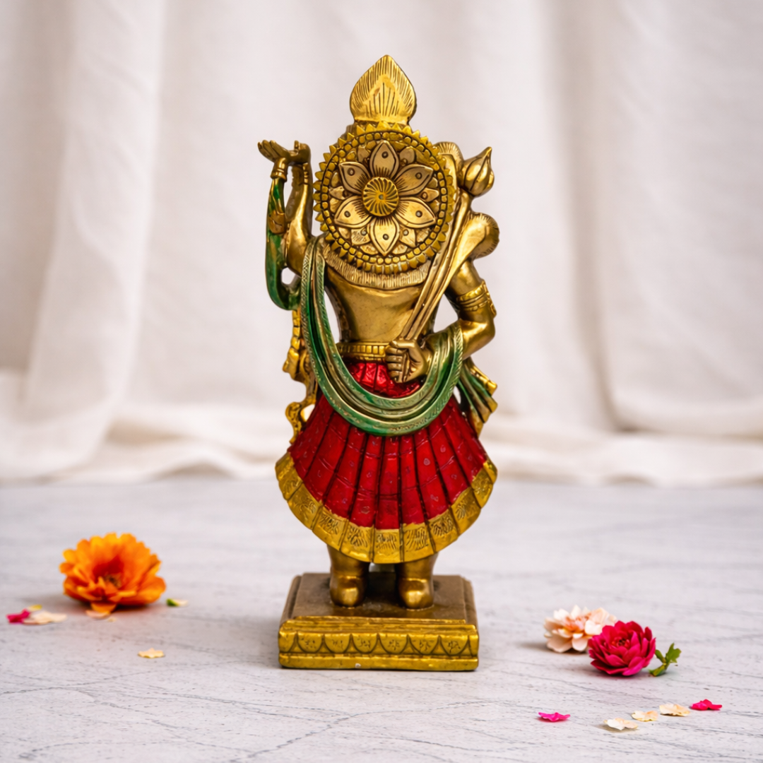 Shreenath Ji Idol Figurine Murti for Temple Puja Home Office Decor Gifting