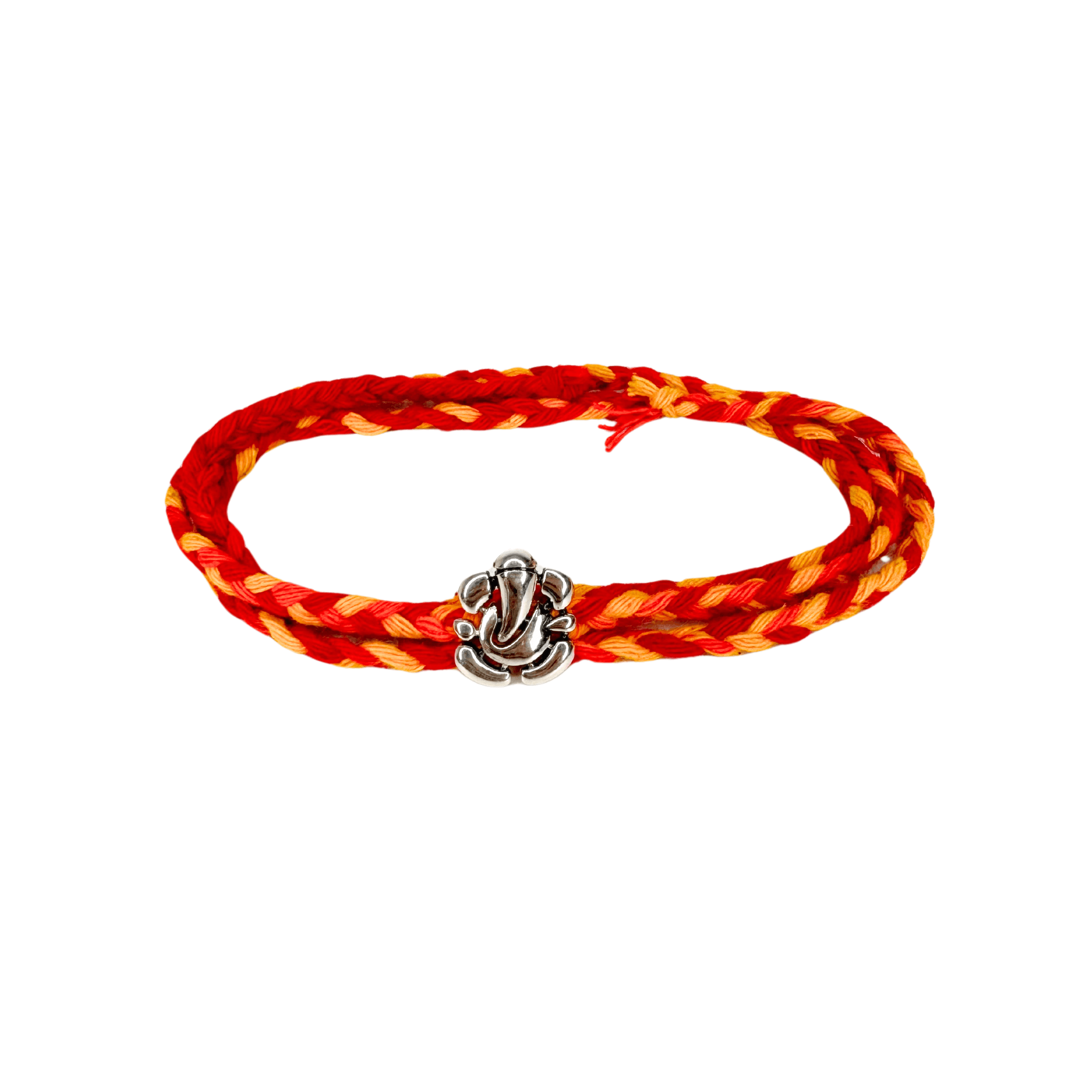 Ganesha Silver Rakhi for Brother