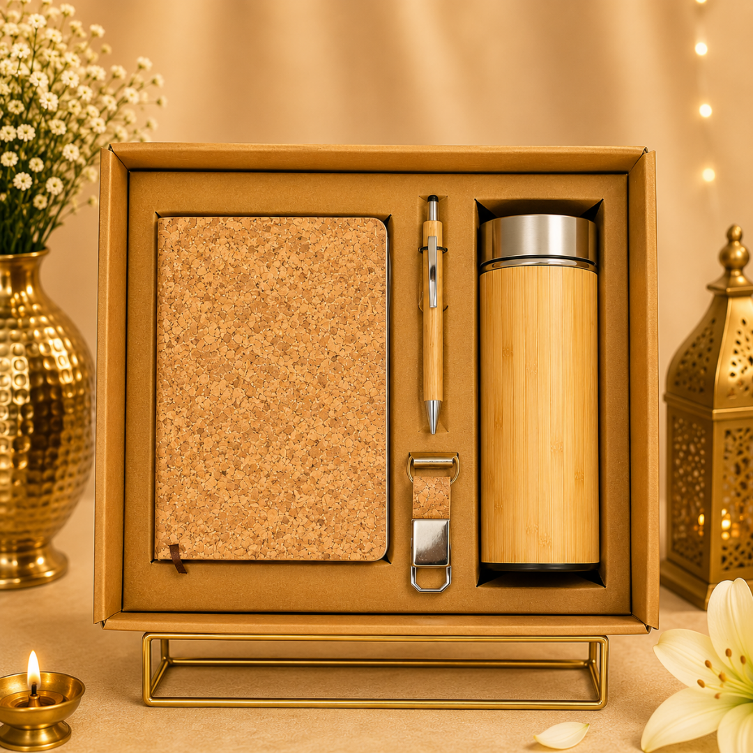 Eco-Friendly Bamboo Corporate Diwali Gift Hamper