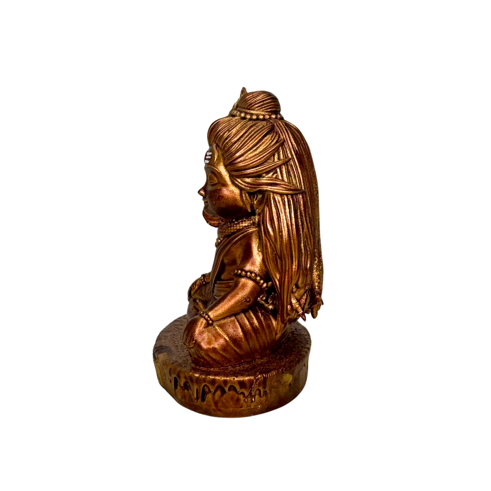 Car Dashboard Baby Lord Shiva Statue/Murti/Idol for Home Office Decor, Pooja, Diwali Gifts,  Wedding Gifts (7.5 x 4.5 cm)