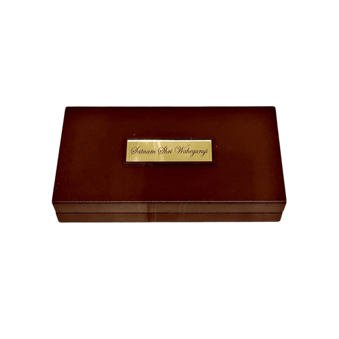 Satnam Shree Waheguru Figurines in Brown Box with Chandan Fragrance