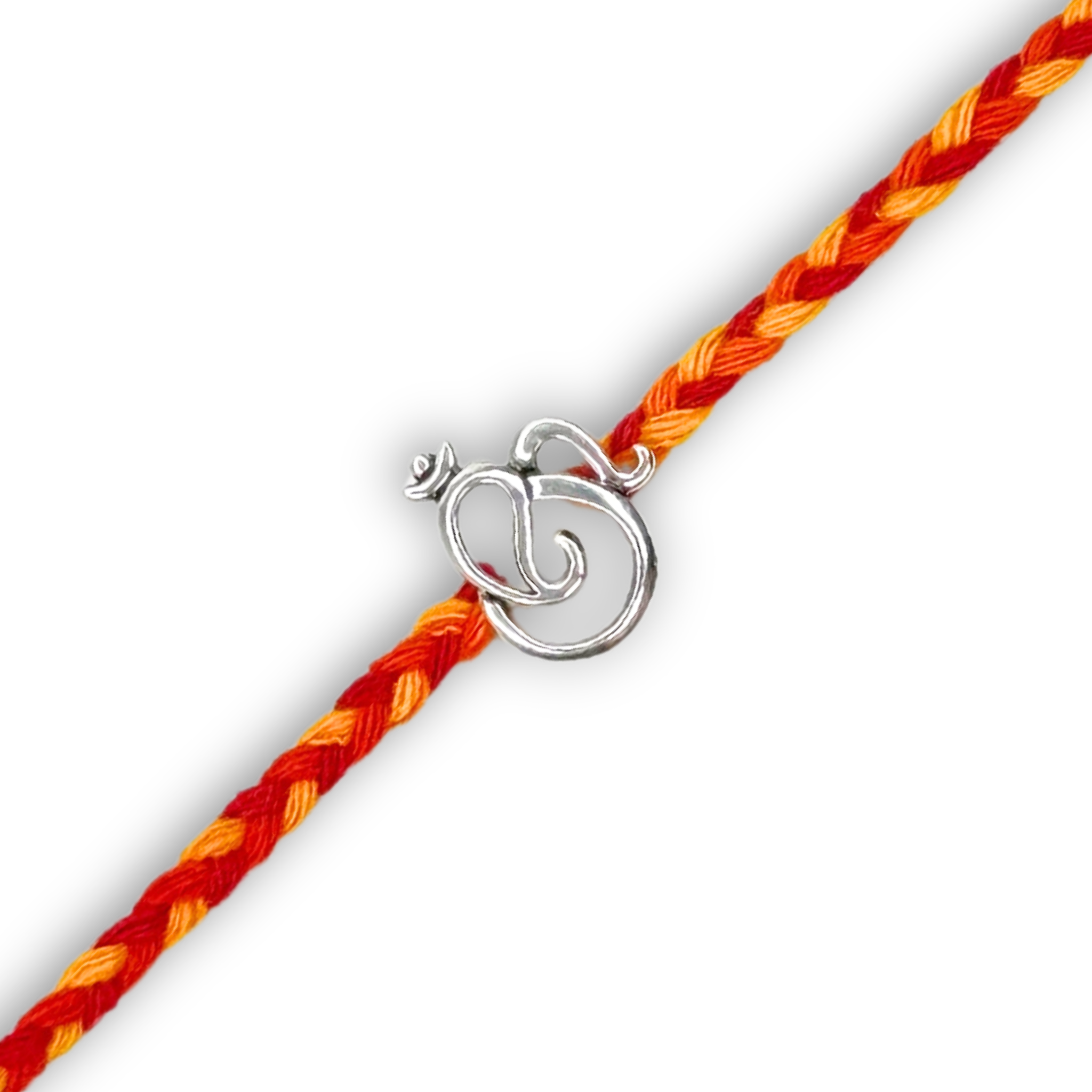 Om Silver Rakhi for Brother