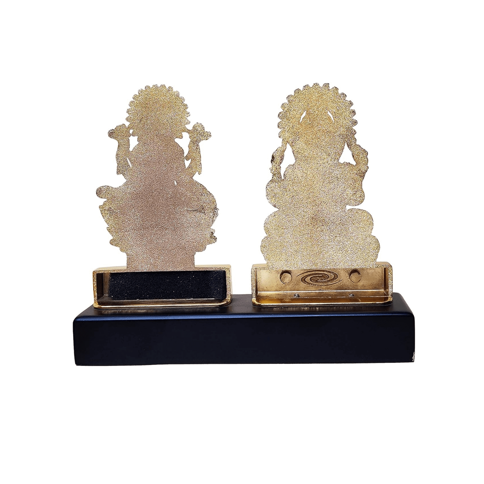 24 Karat Gold Plated Laxmi Ganesha Idol