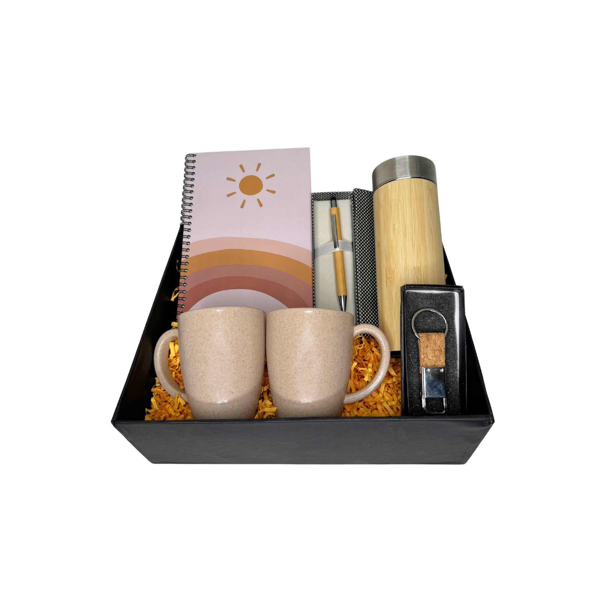 Eco-Friendly Unisex Gift Hamper (Mugs, Diary, Pen, Bottle, Keychain)