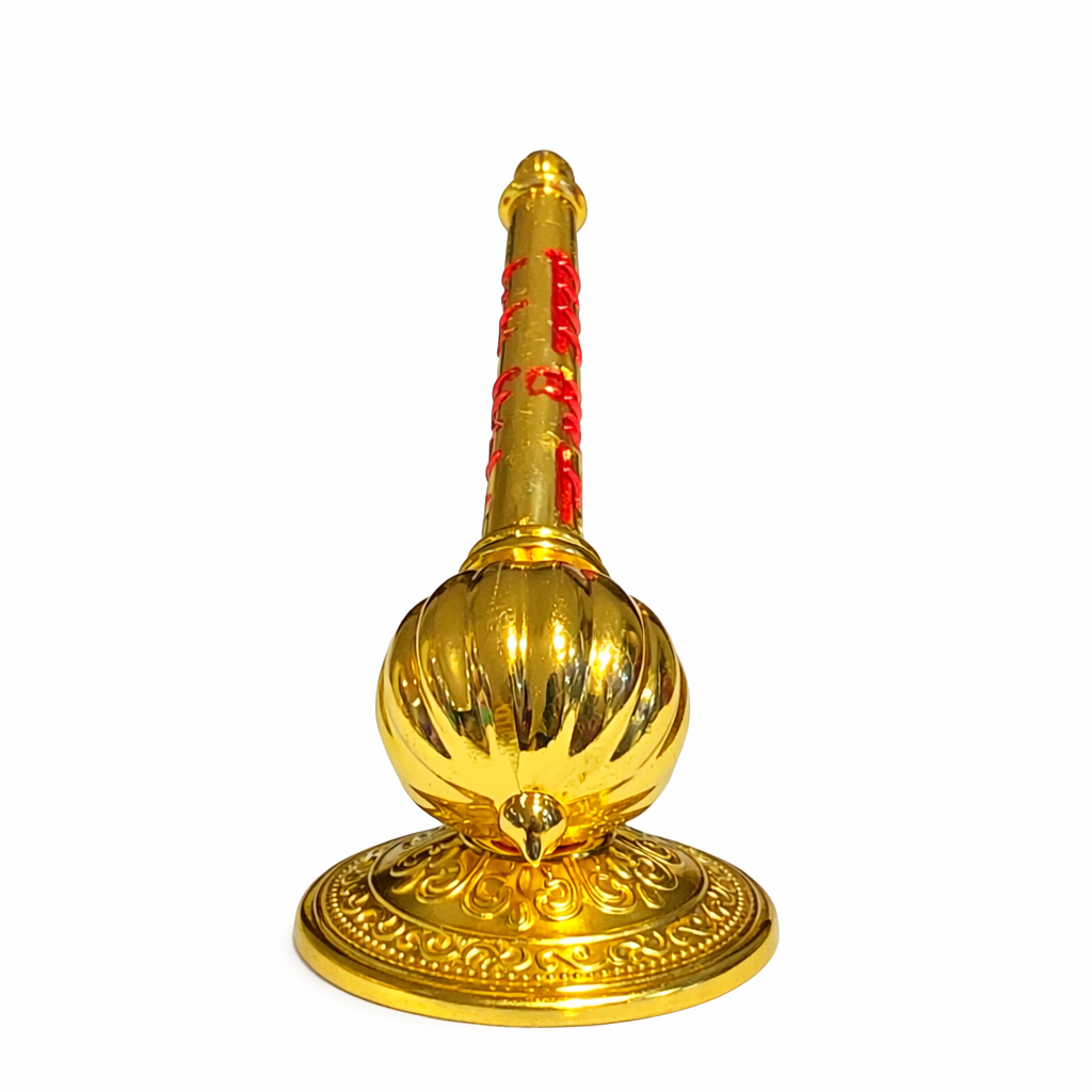 Lord Hanuman Ji Gada with Jai Shree Ram Engraving Idol  (Size 10 × 3.5 × 3.5 cm)