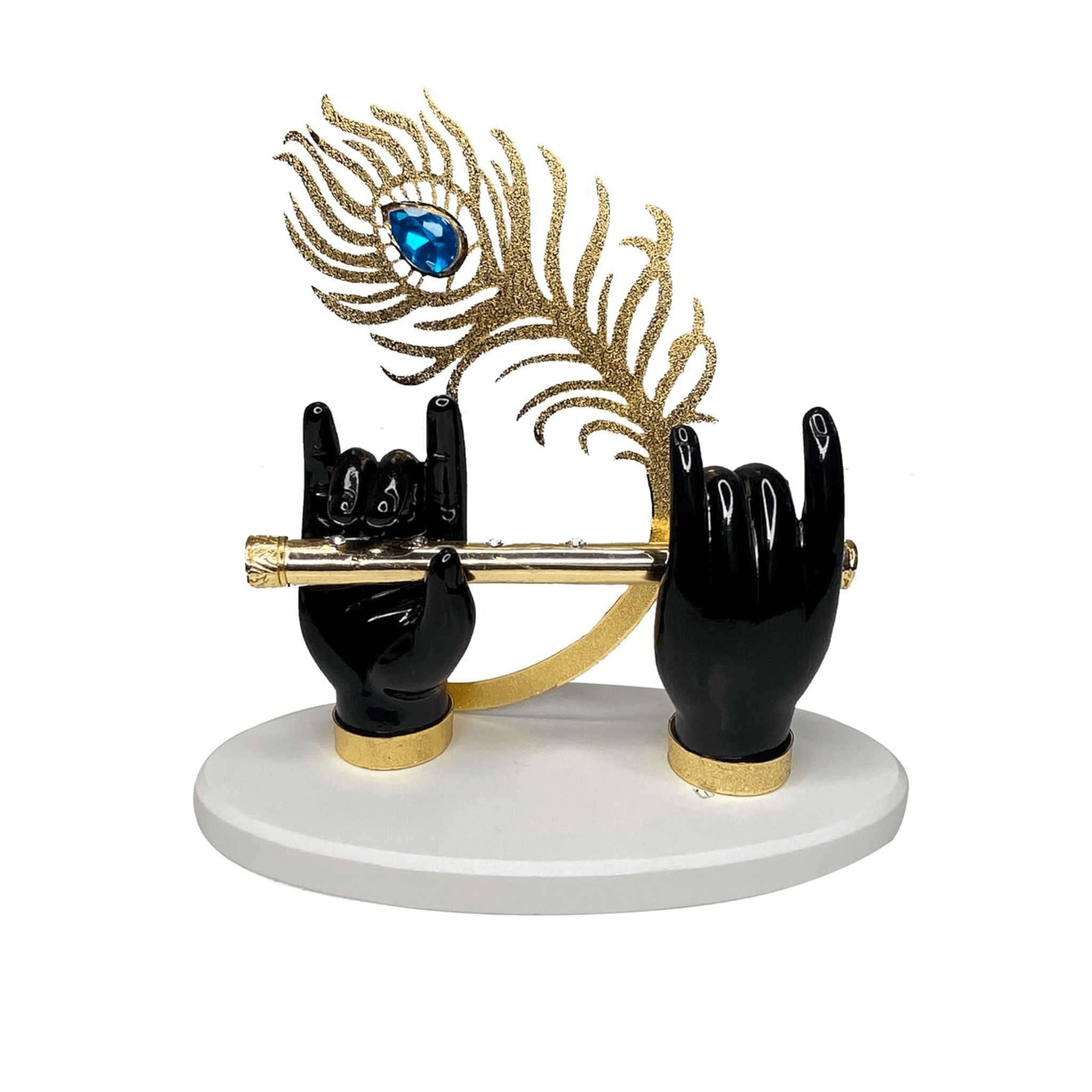 Krishna Murli Hands Figurine (Size: 7 x 7 inches)