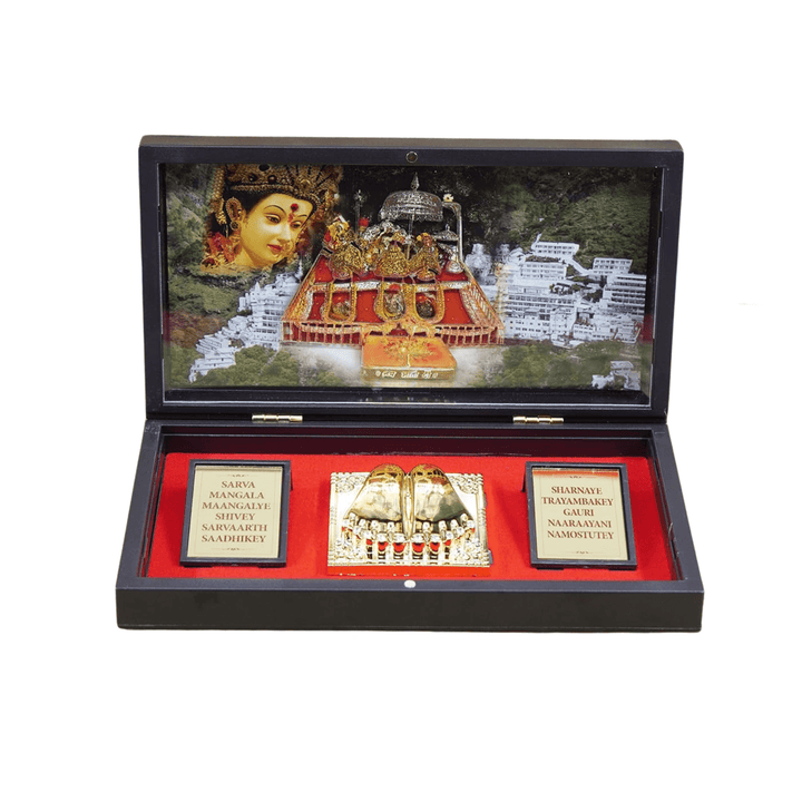 MATA Vaishno Devi Figurines in Box with Chandan Fragrance