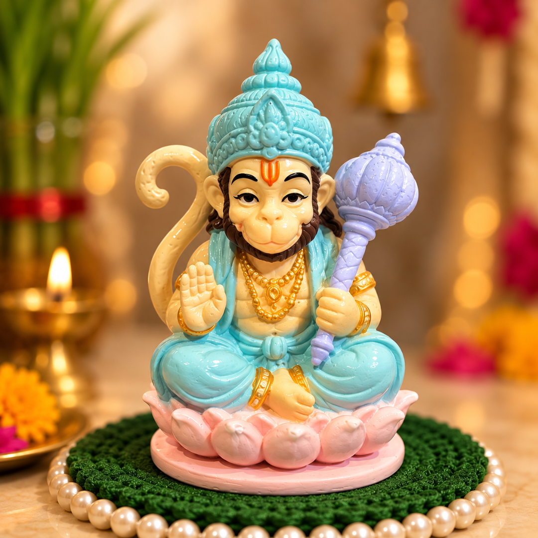 Pastel Special Exclusive Hanuman Ji Idol in Gift Box, 4 x 2.5 Inches