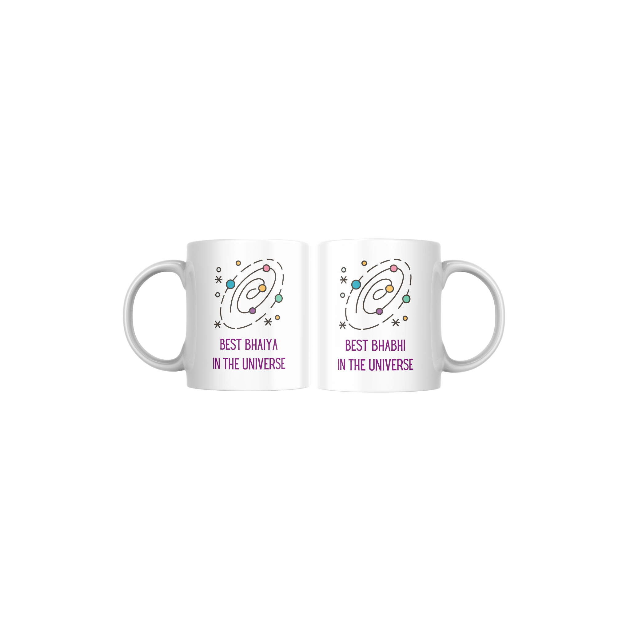 Bhaiya Bhabhi Coffee Mug Set of 2