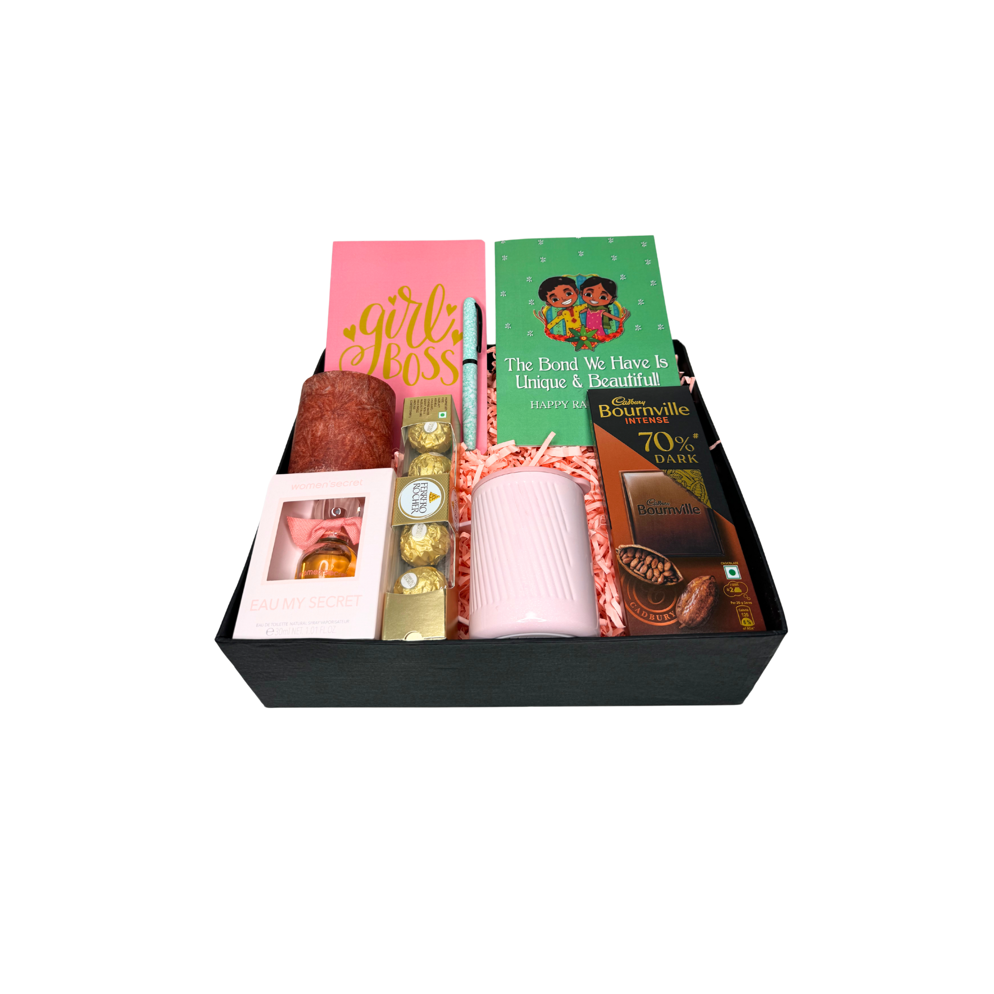 Rakshabandhan/Rakhi Hamper with Chocolate for Sister/Sis/Didi