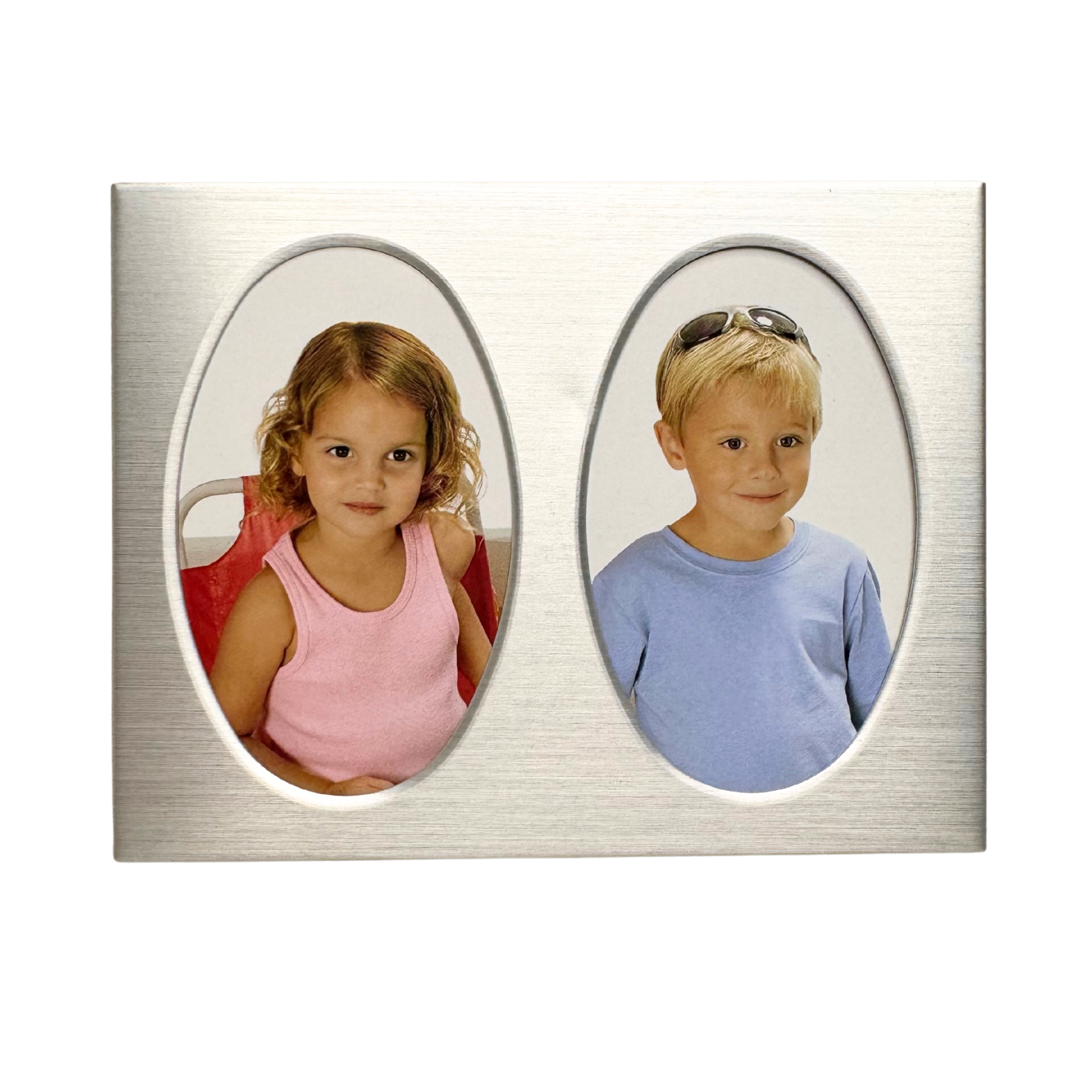 Bhaiya Bhabhi Gift Hamper Box with Greeting Card, Silver Tray , Bhaiya-Bhabhi Mug Set, Photo Frame, Rakhi & Lumba Set