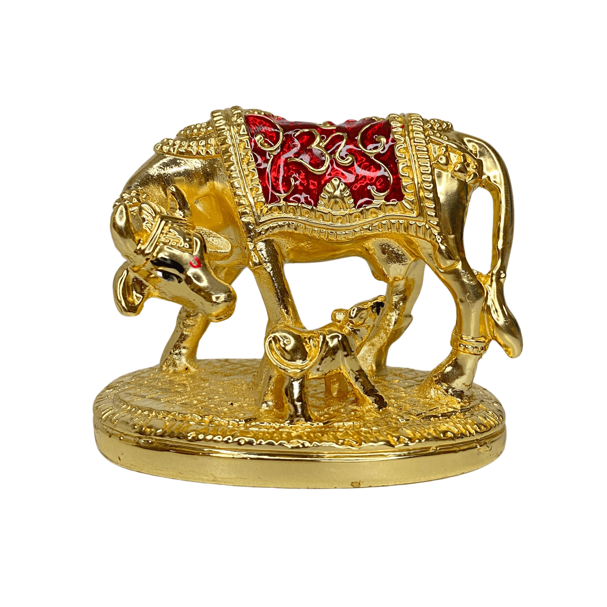 Kamdhenu 24KT Gold Plated Idol