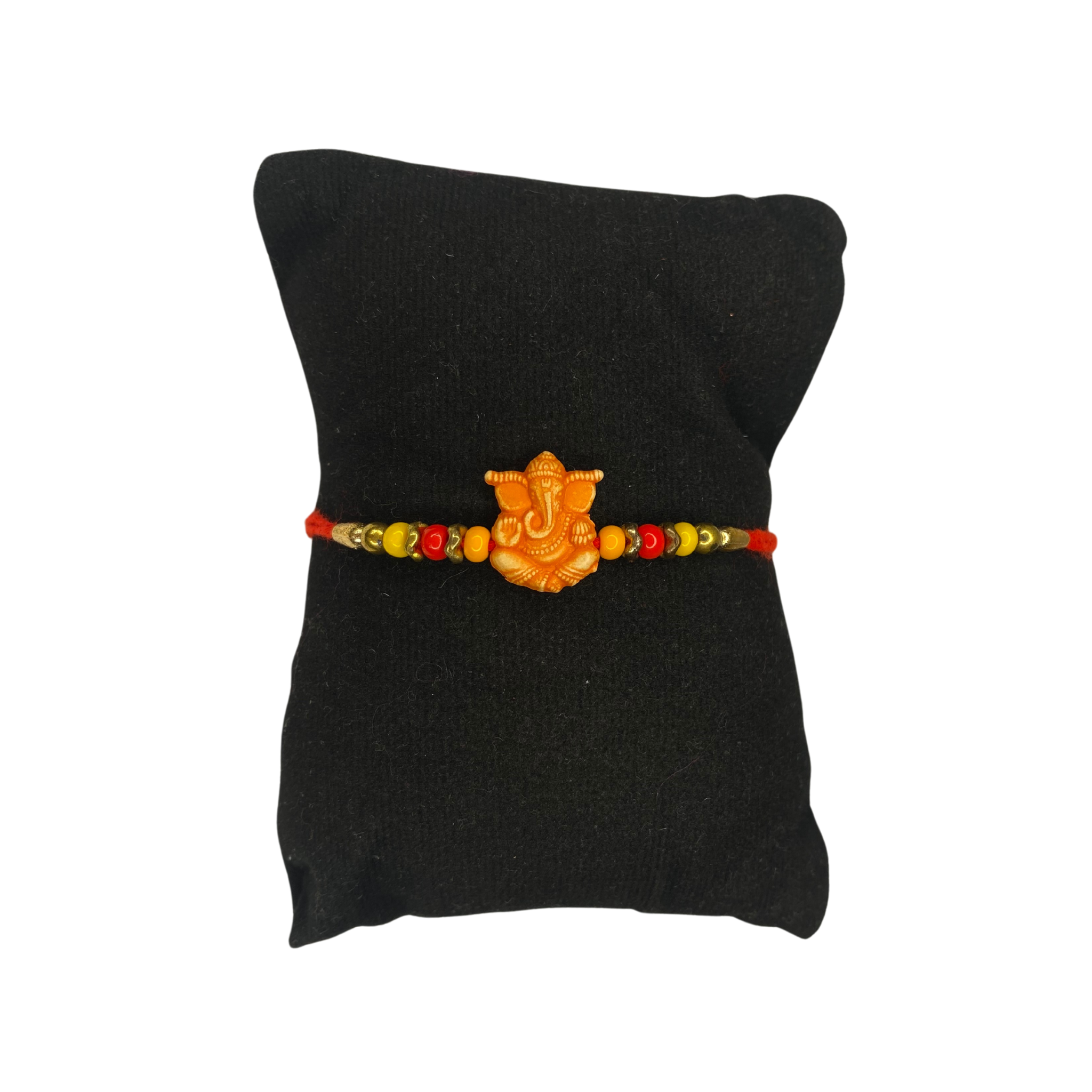 Ganesha Rakhi and Happy Rakhi Greeting Card