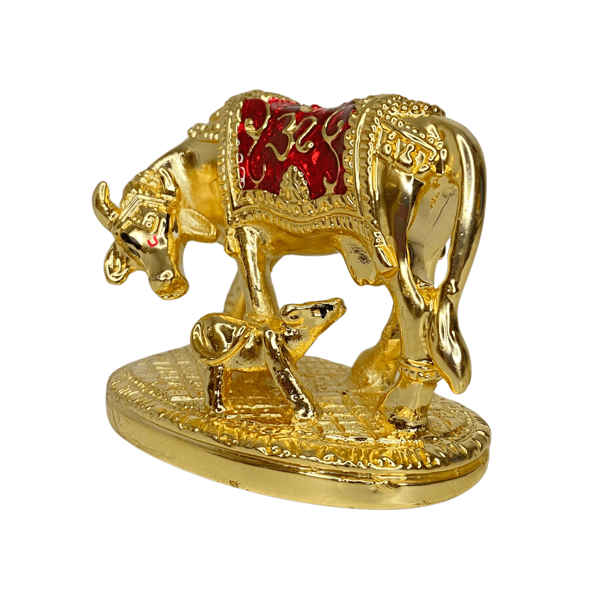 Kamdhenu 24KT Gold Plated Idol