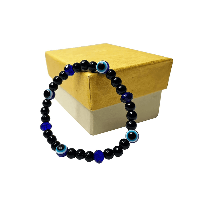 Evil Eye Bracelet, World's Best Sister Framed Certificate with Medal