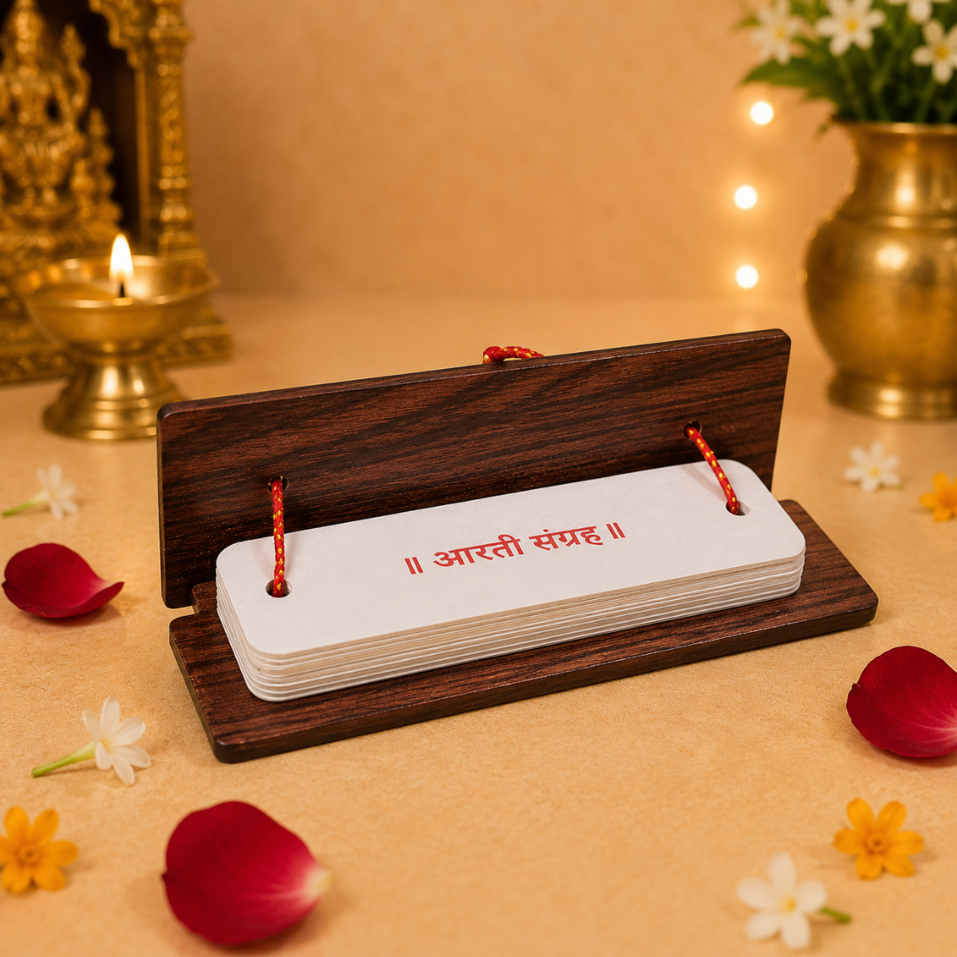 Luxury Aarti Sangrah Gift Hamper with Velvet Gift Box