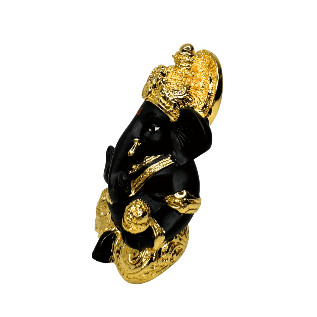 Ganesha 24KT Gold Plated Idol for Car Dashboard