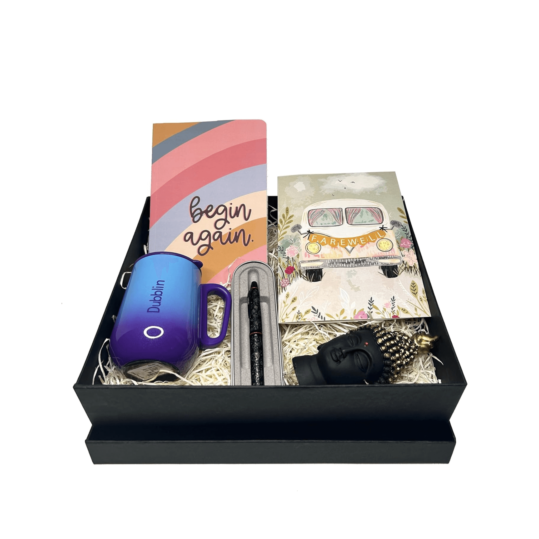 Bon Voyage Bliss Buddha Idol Farewell Gift Hamper