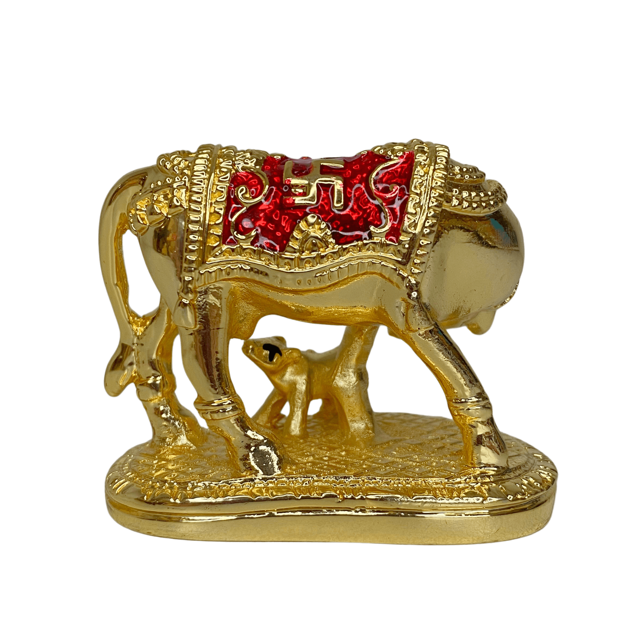 Kamdhenu 24KT Gold Plated Idol