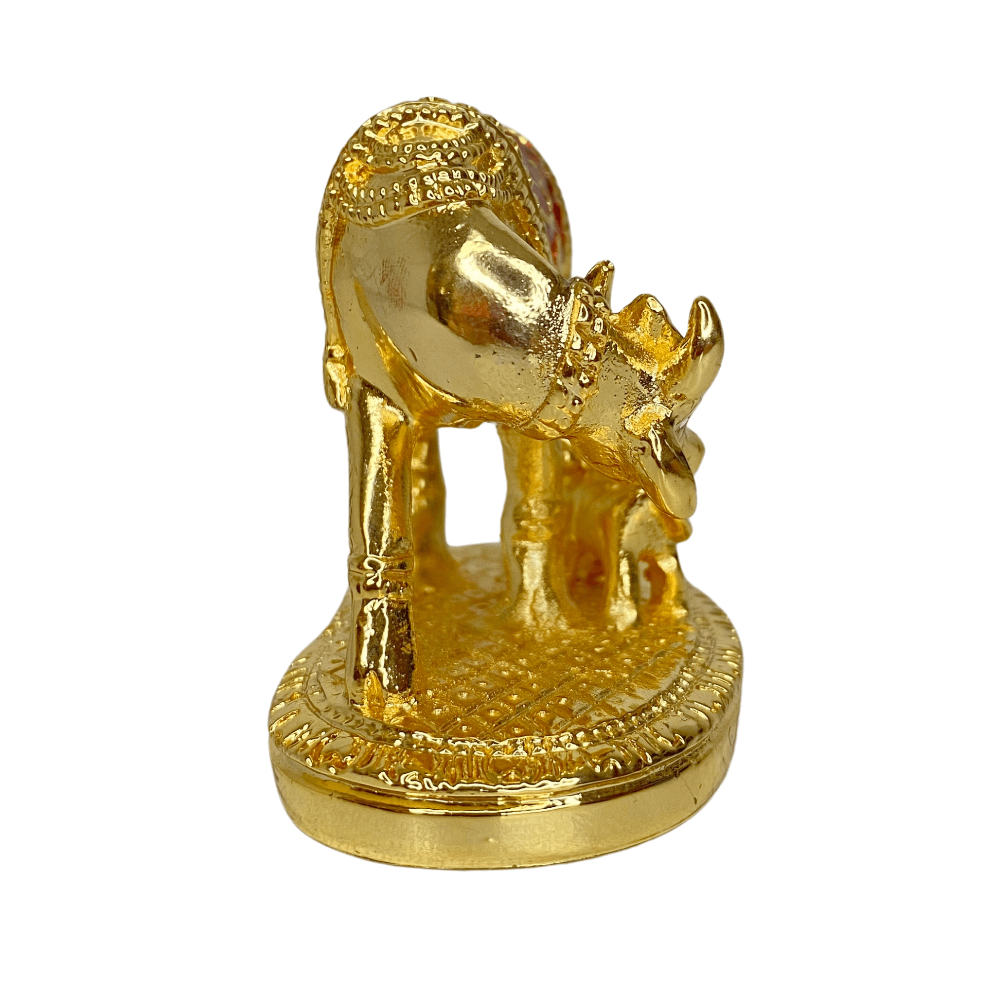 Kamdhenu 24KT Gold Plated Idol