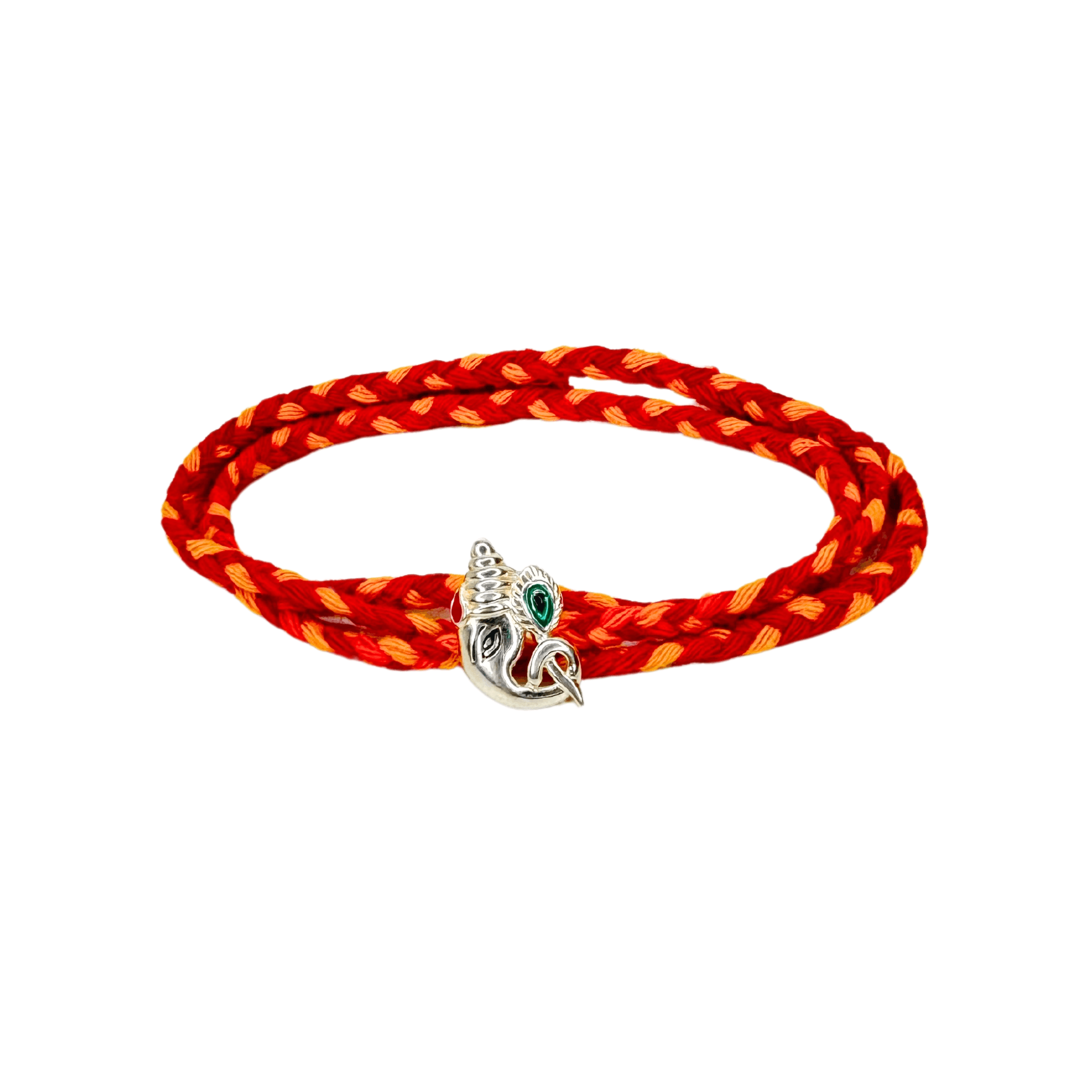 Ganesha Silver Rakhi for Brother