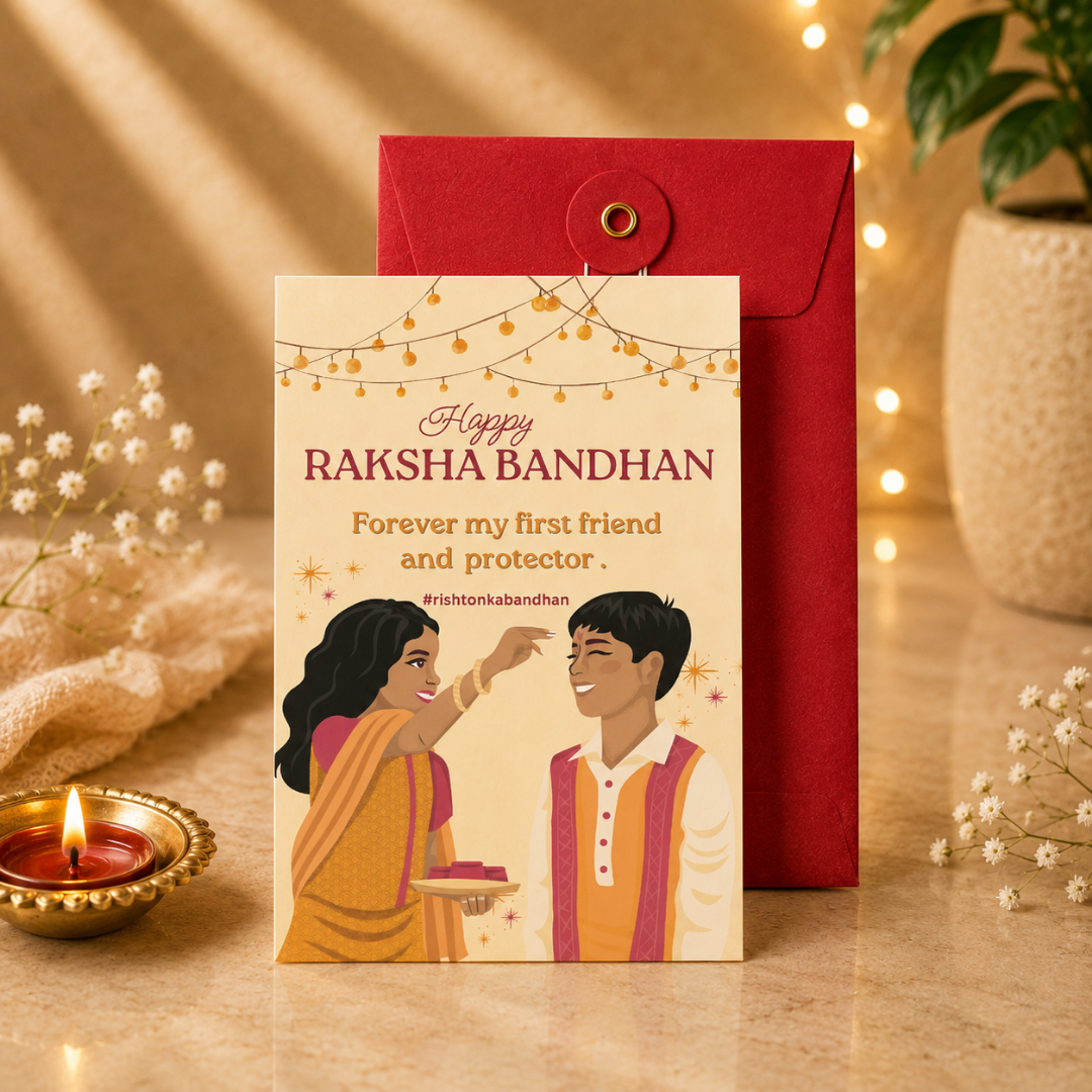 Happy Rakshabandhan Greeting Card for Brother